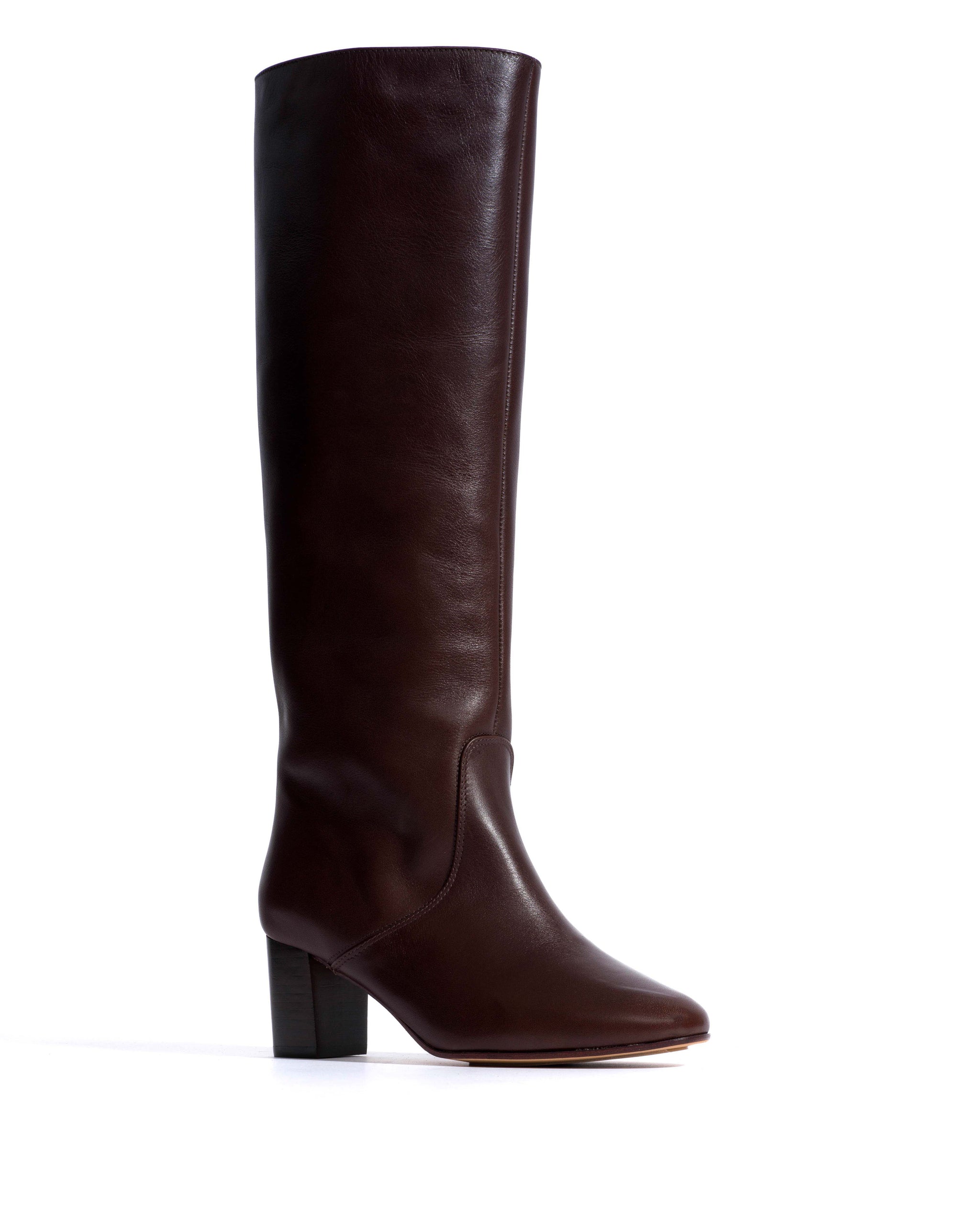 Henriette Vegetal soft calf Coffee brown - Anonymous Copenhagen High shaft boots