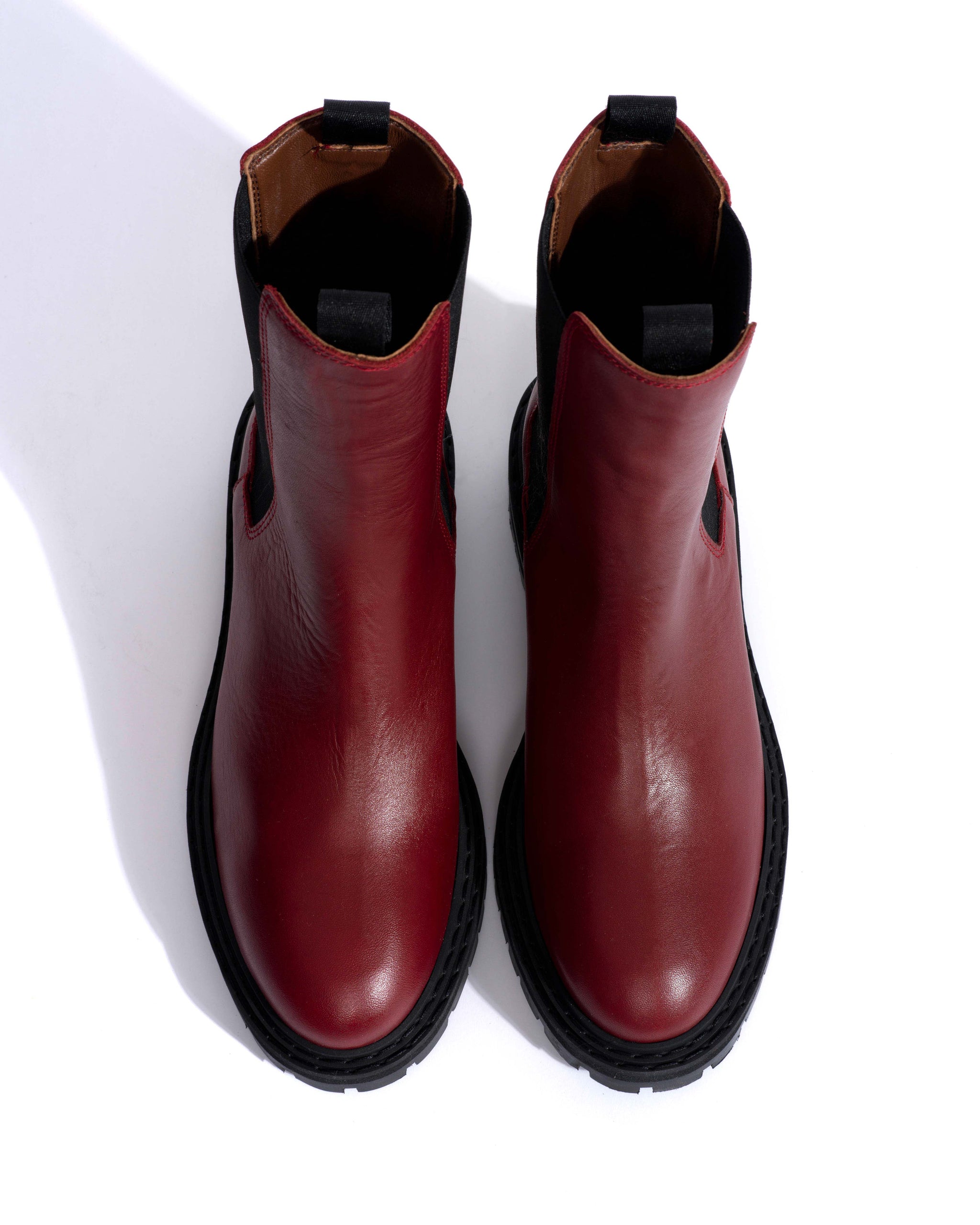 Haily high cut Soft calf Pomegranate -