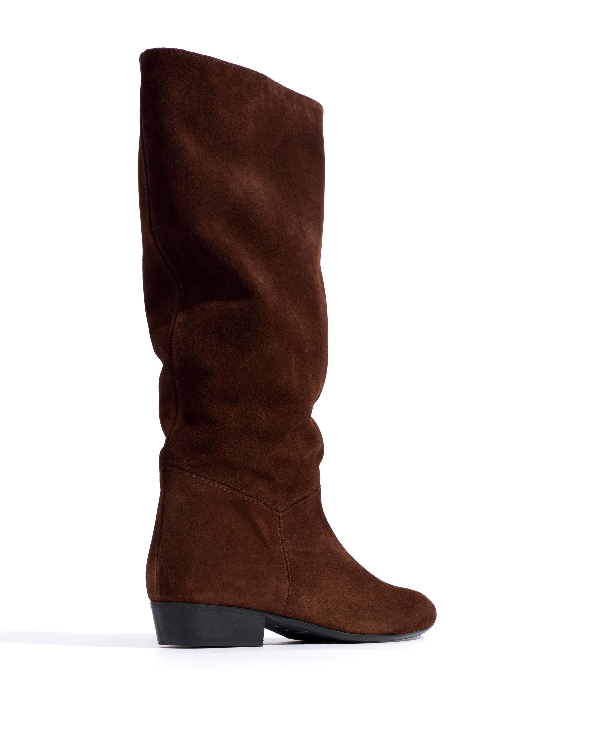 Jasmina 20 Calf suede & sleek leather Chocolate