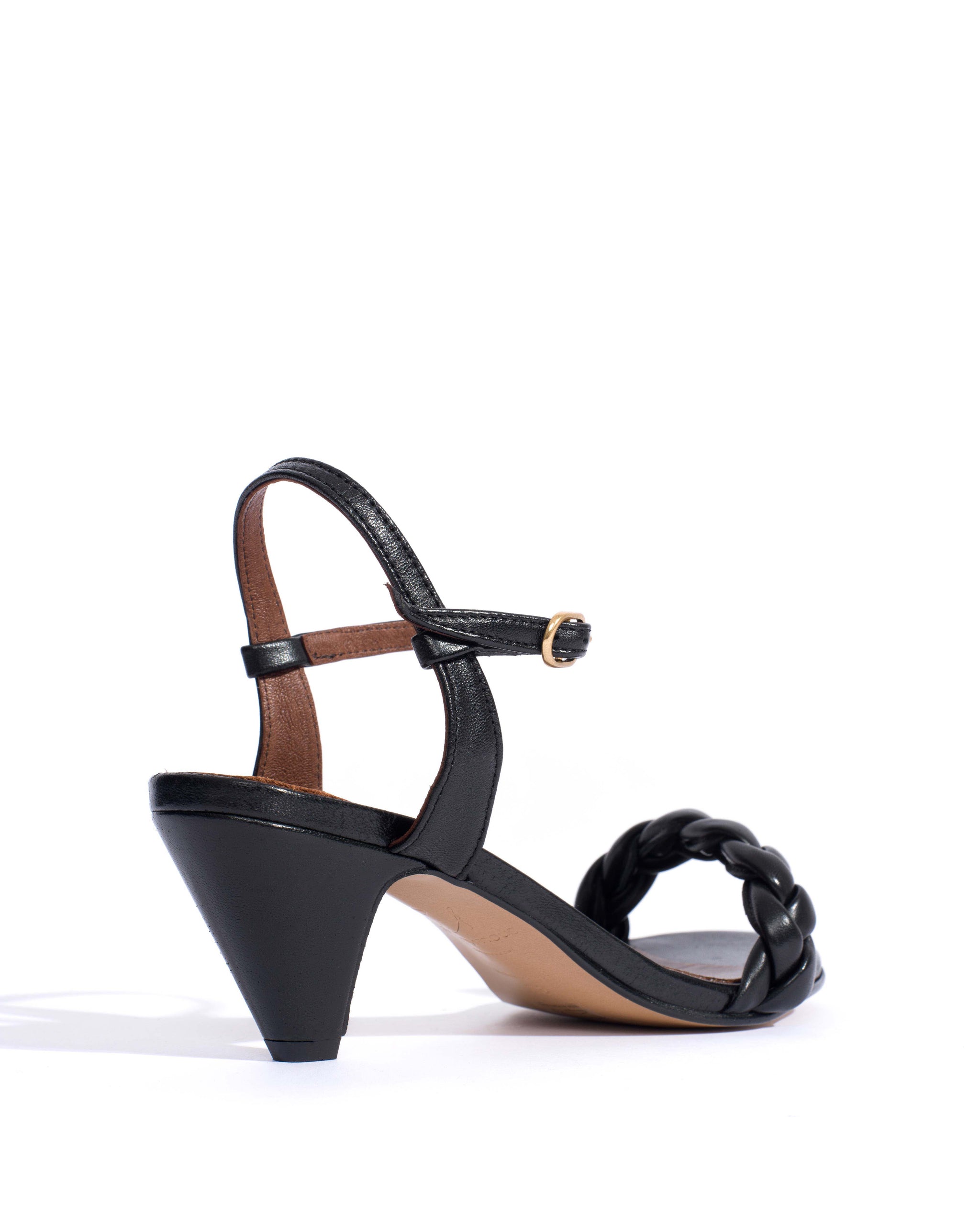 Grace 50 stiletto Shiny lamb Black - Anonymous Copenhagen Heels