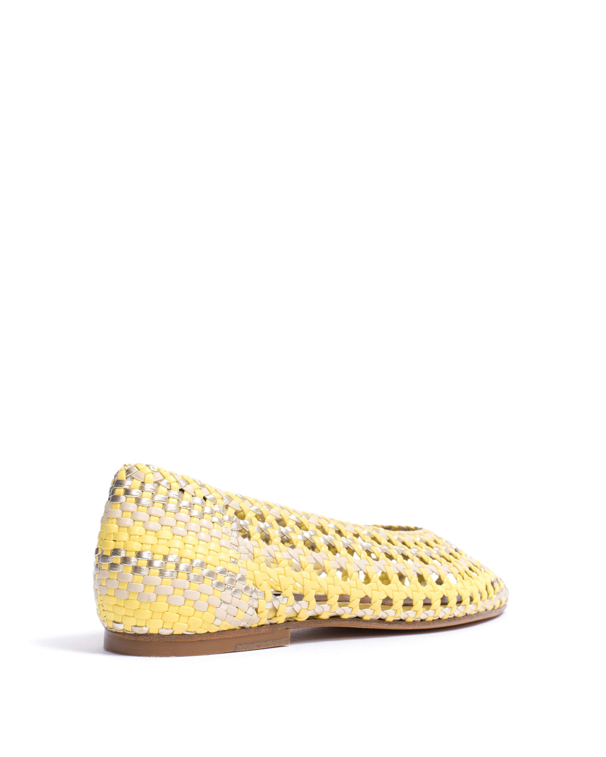 Sessi 10 Hand-braided leather Pineapple ice mix - Anonymous Copenhagen Shoes