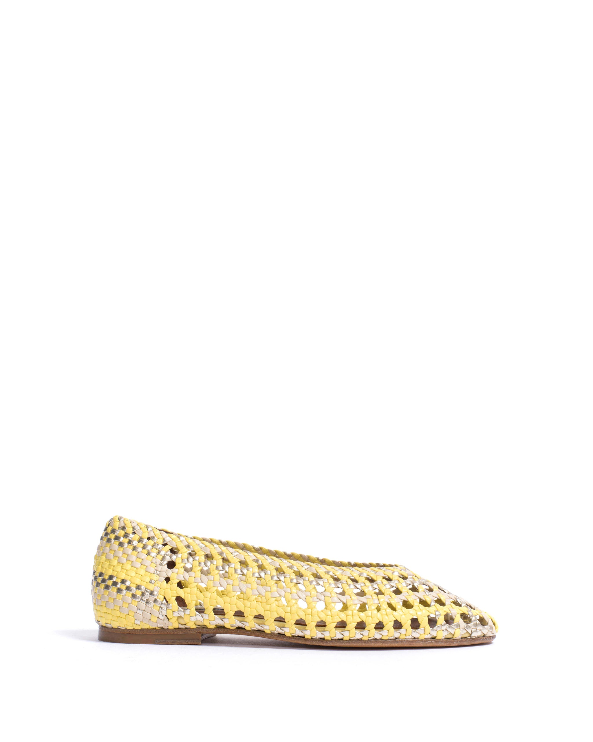 Sessi 10 Hand-braided leather Pineapple ice mix - Anonymous Copenhagen Shoes