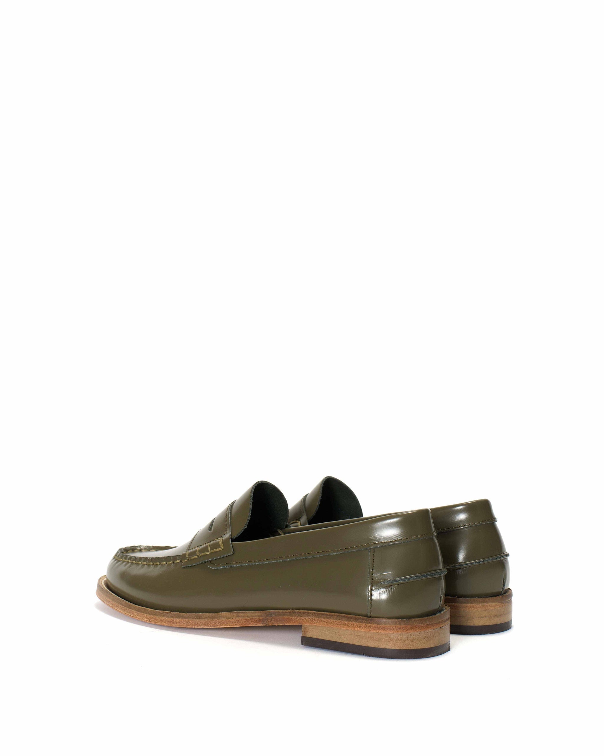 Dico Loafer penny Polido Olive green - Anonymous Copenhagen