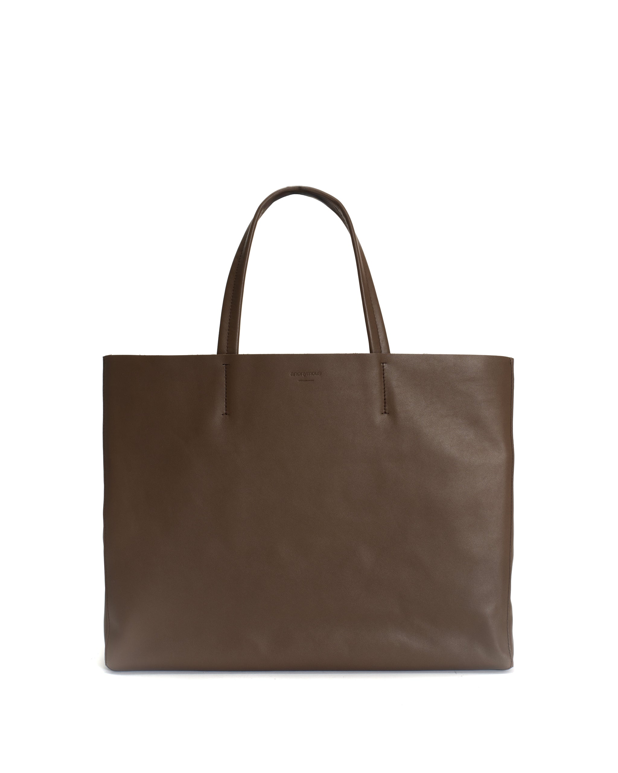 Ruba shopper Soft calf Dark taupe - Anonymous Copenhagen