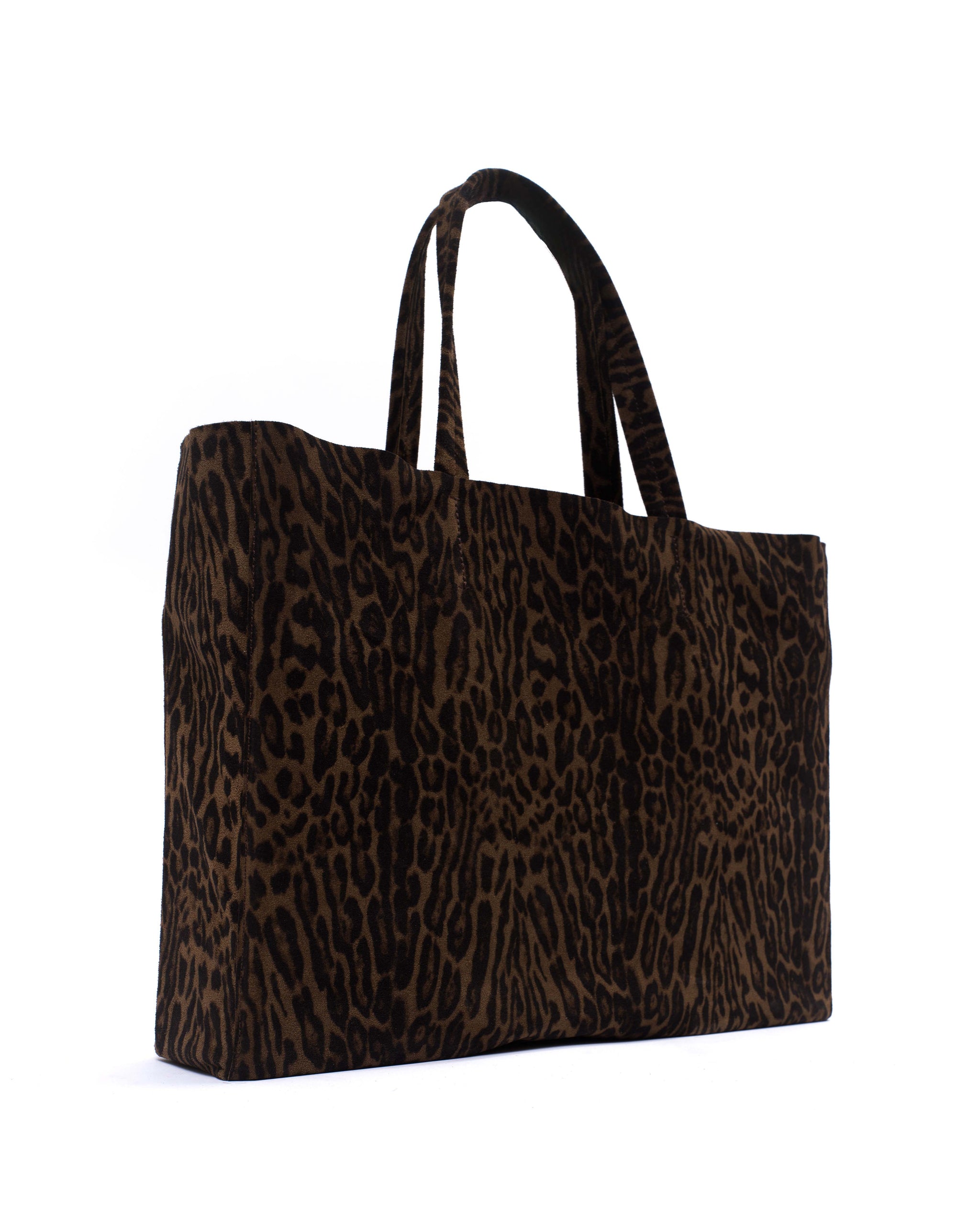 Ruba shopper Calf suede print Jaguar - Anonymous Copenhagen