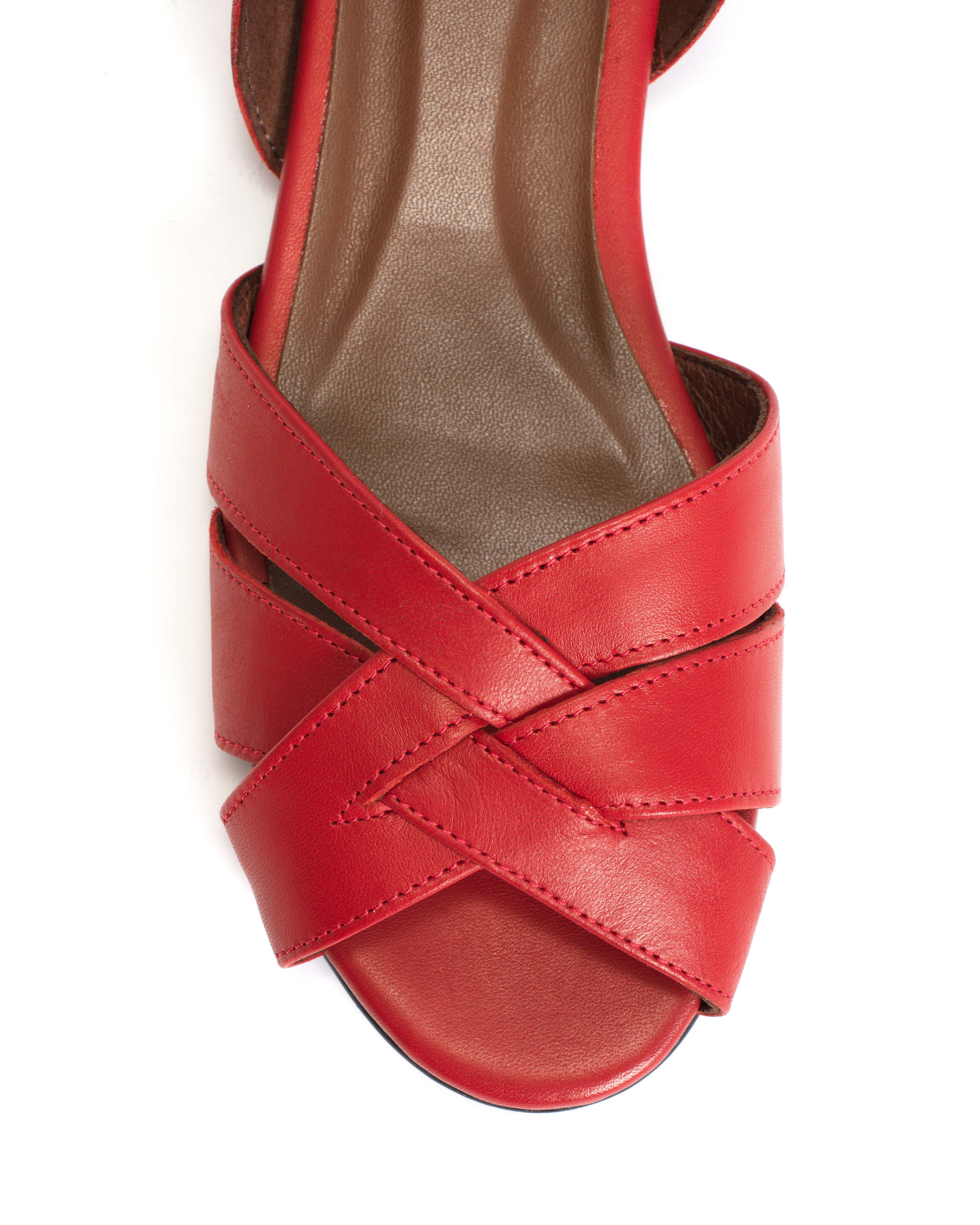 Sanni 20 Soft calf Ruby red