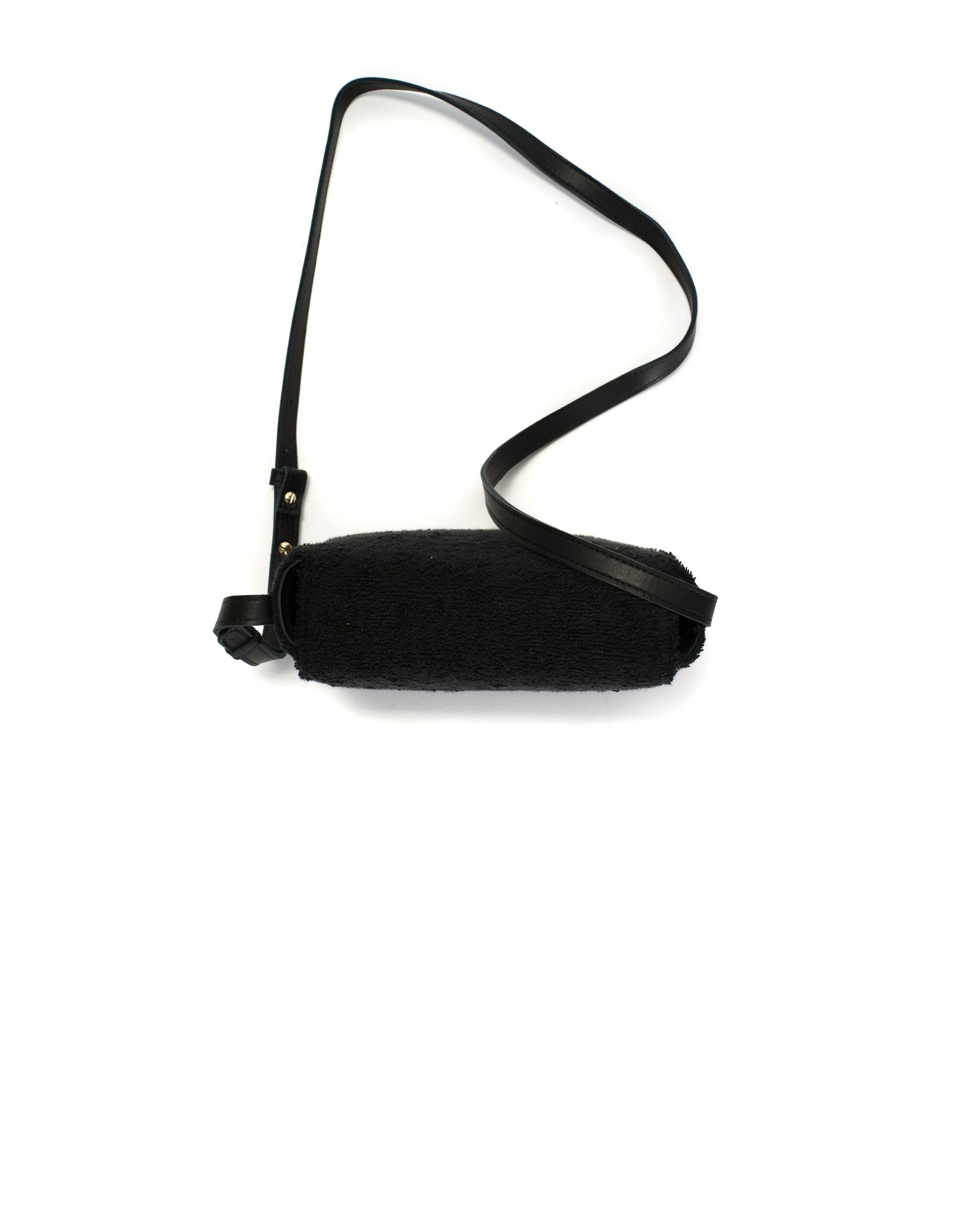 Sicha crossover bag Cotton towel Off black - Anonymous Copenhagen