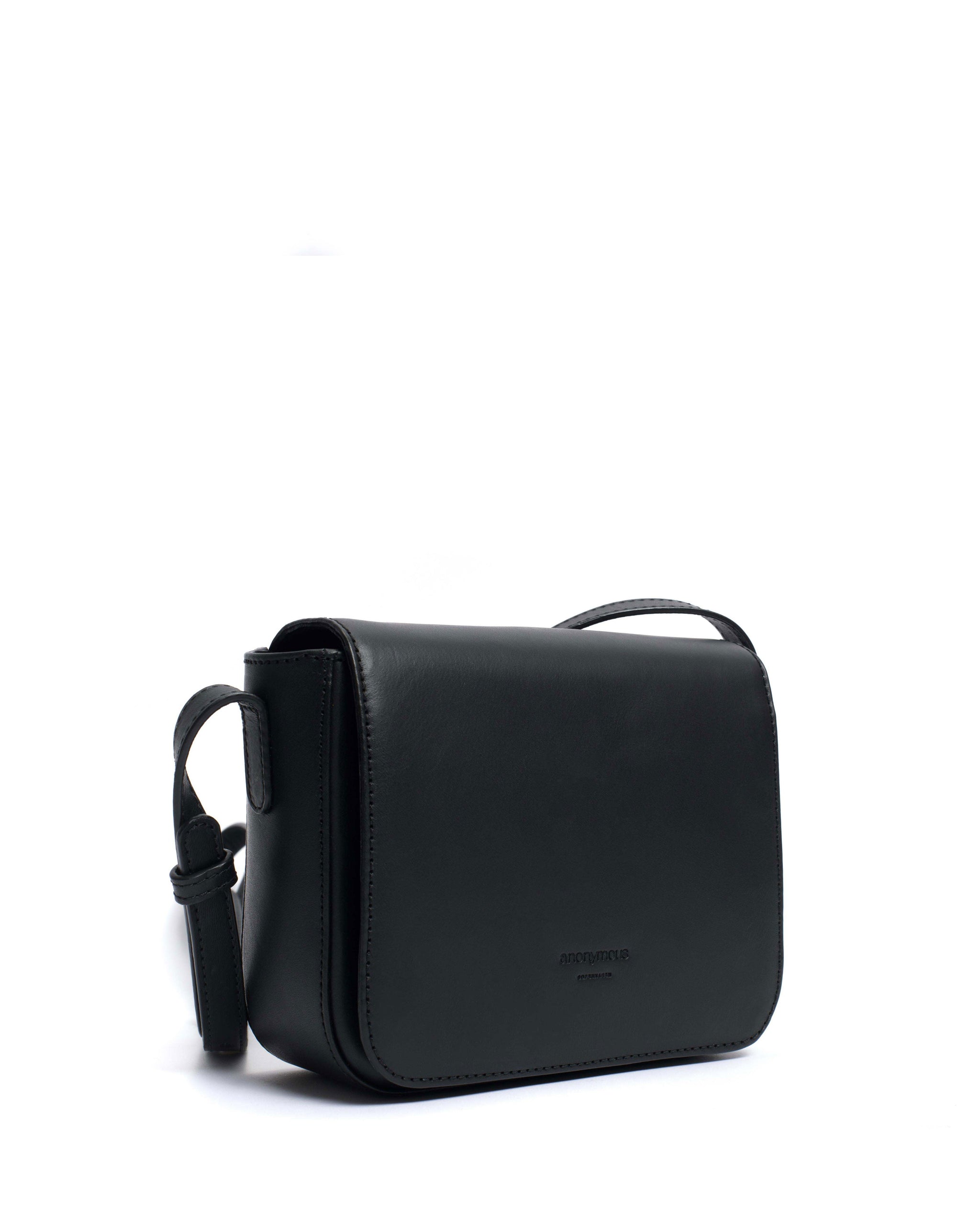 Sicha crossover bag Vegetable tanned calf Black - Anonymous Copenhagen