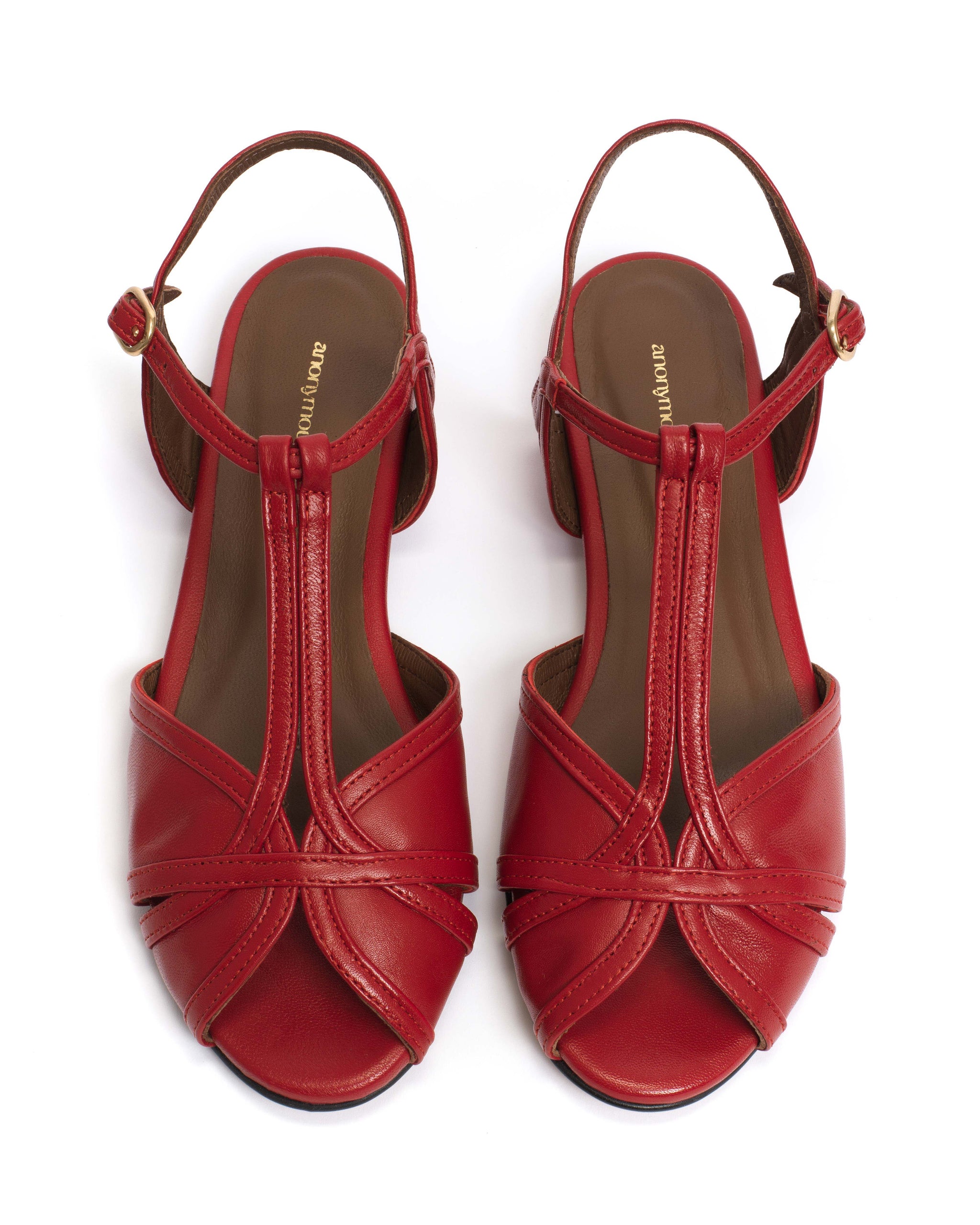 Therese 20 Shiny lamb Ruby red - Anonymous Copenhagen