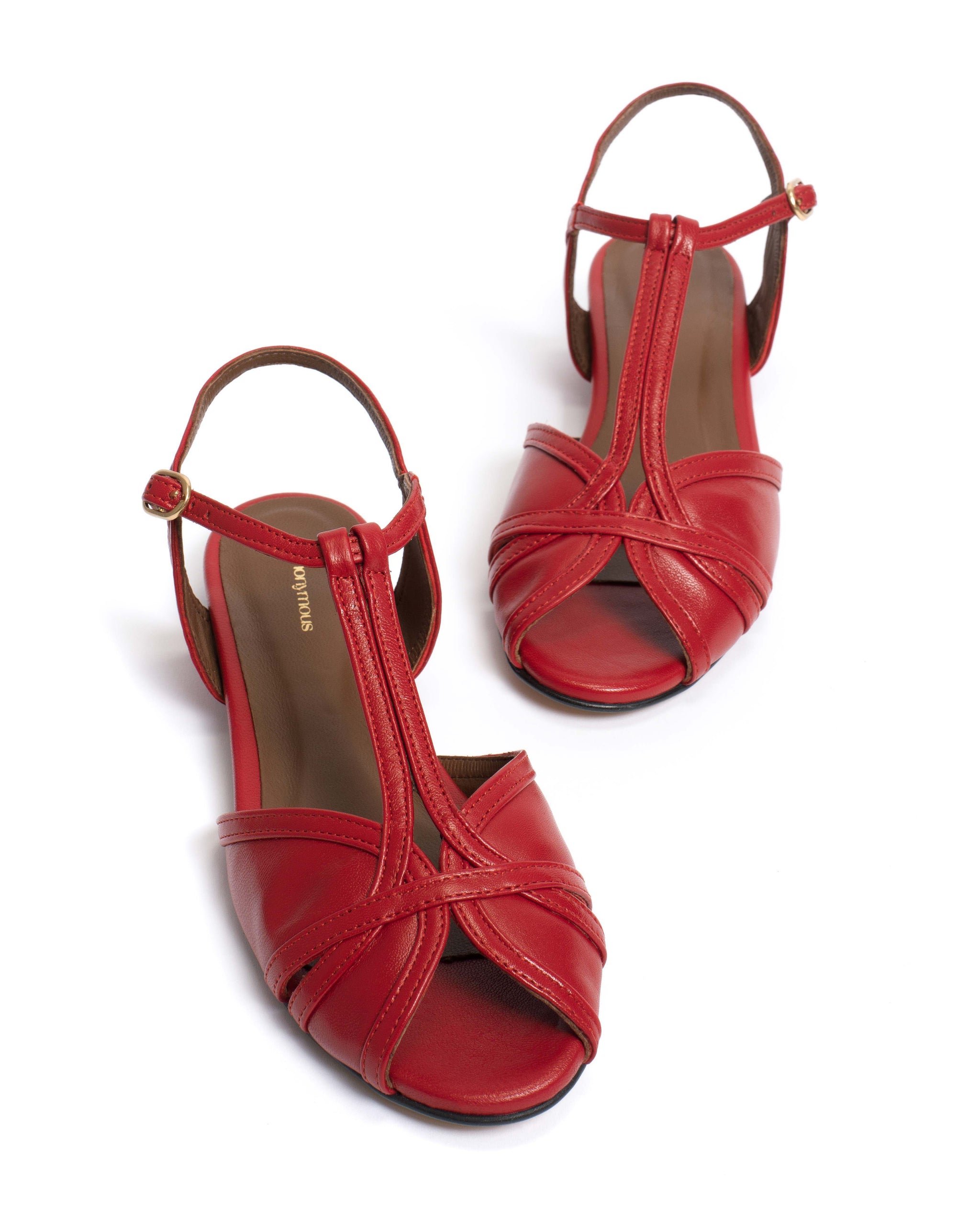 Therese 20 Shiny lamb Ruby red - Anonymous Copenhagen