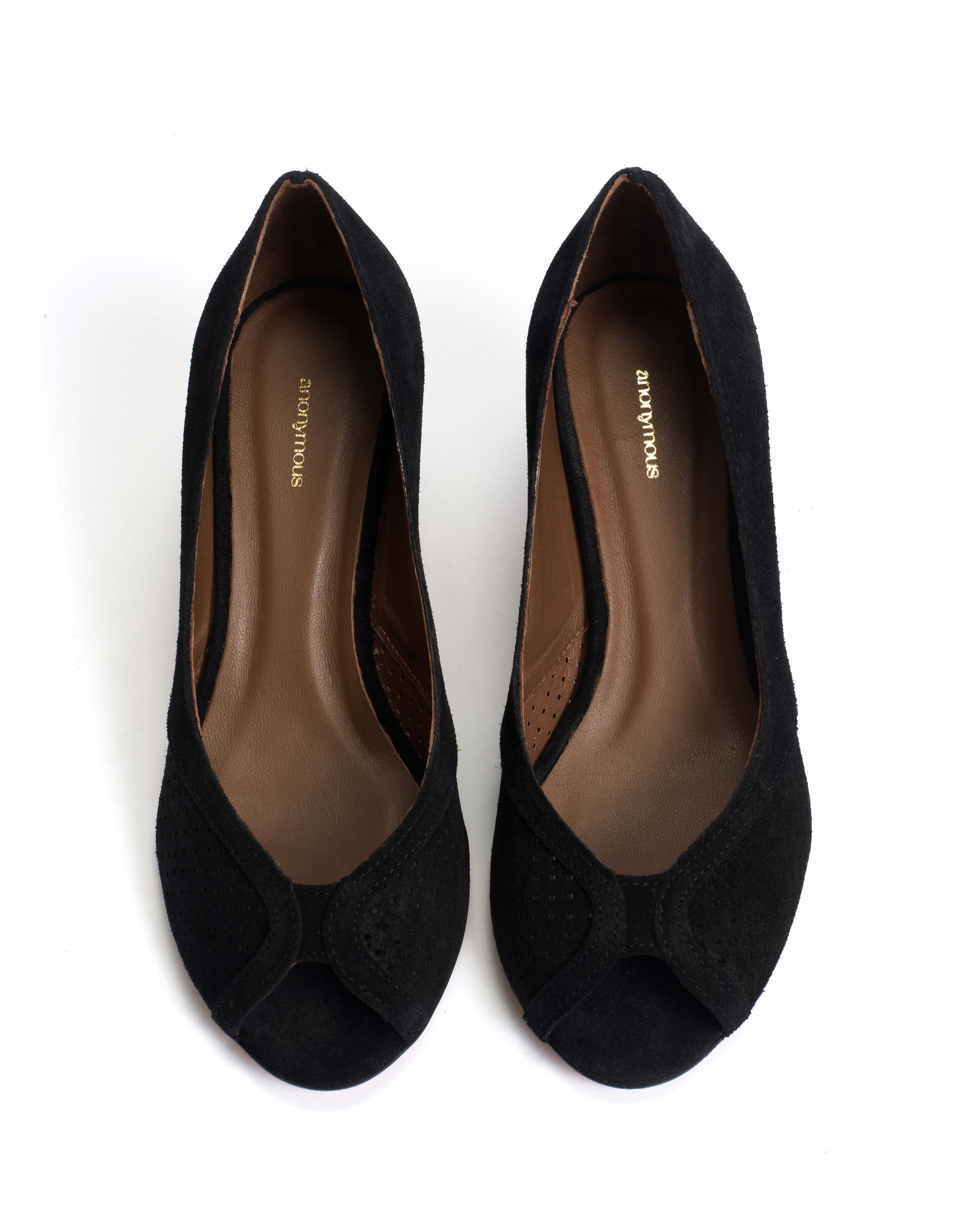 Tiffany stiletto Calf suede Black