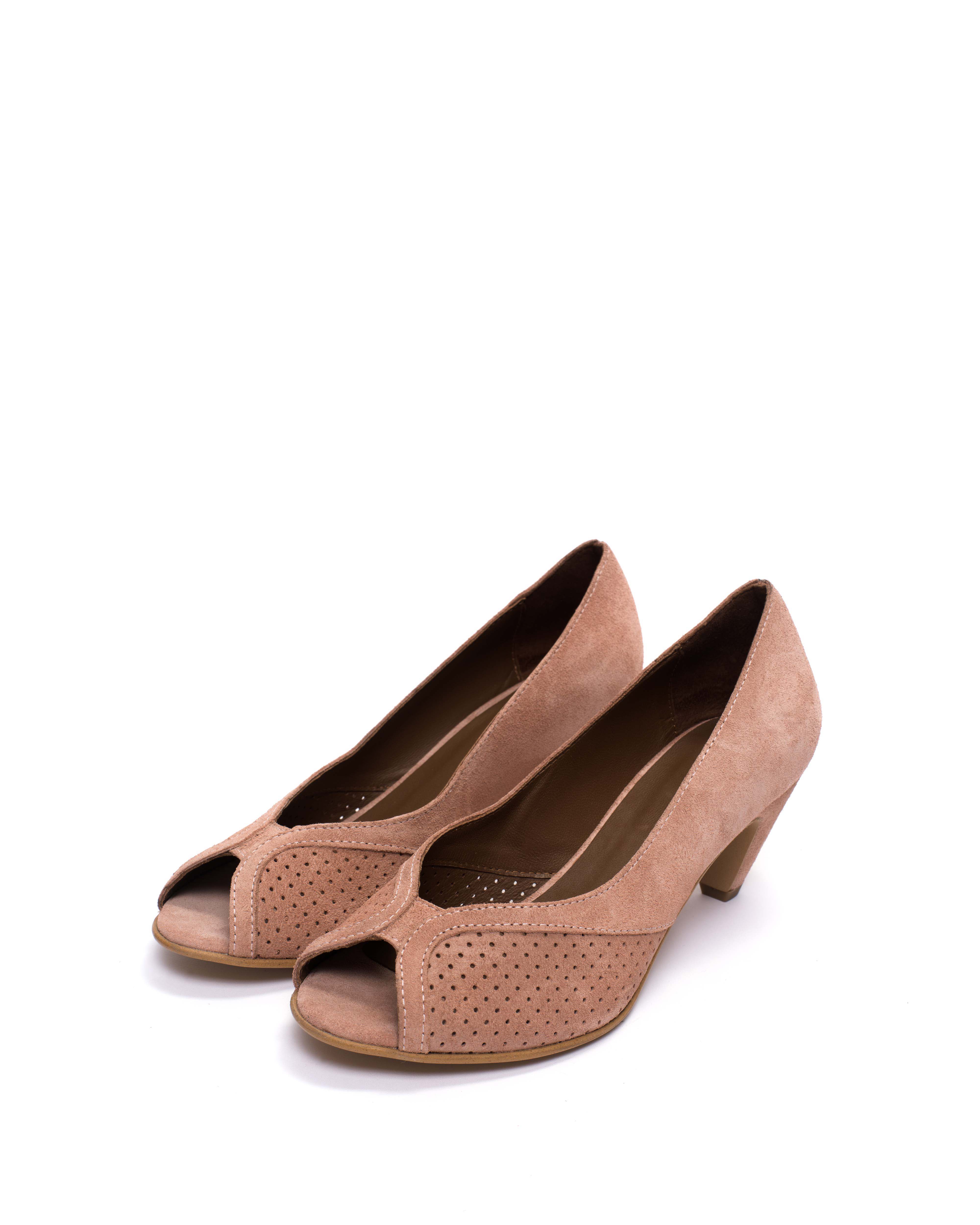 Tiffany stiletto Calf suede Burned rose