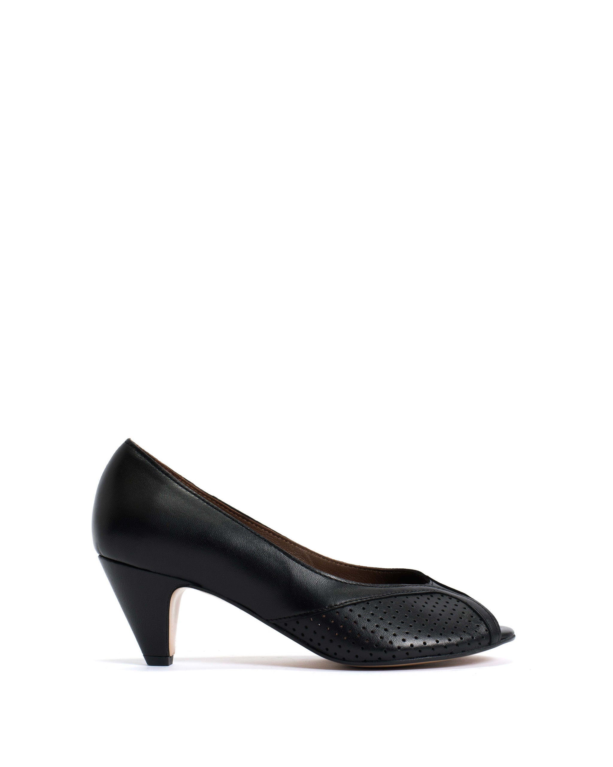 Tiffany stiletto Shiny lamb Black - Anonymous Copenhagen