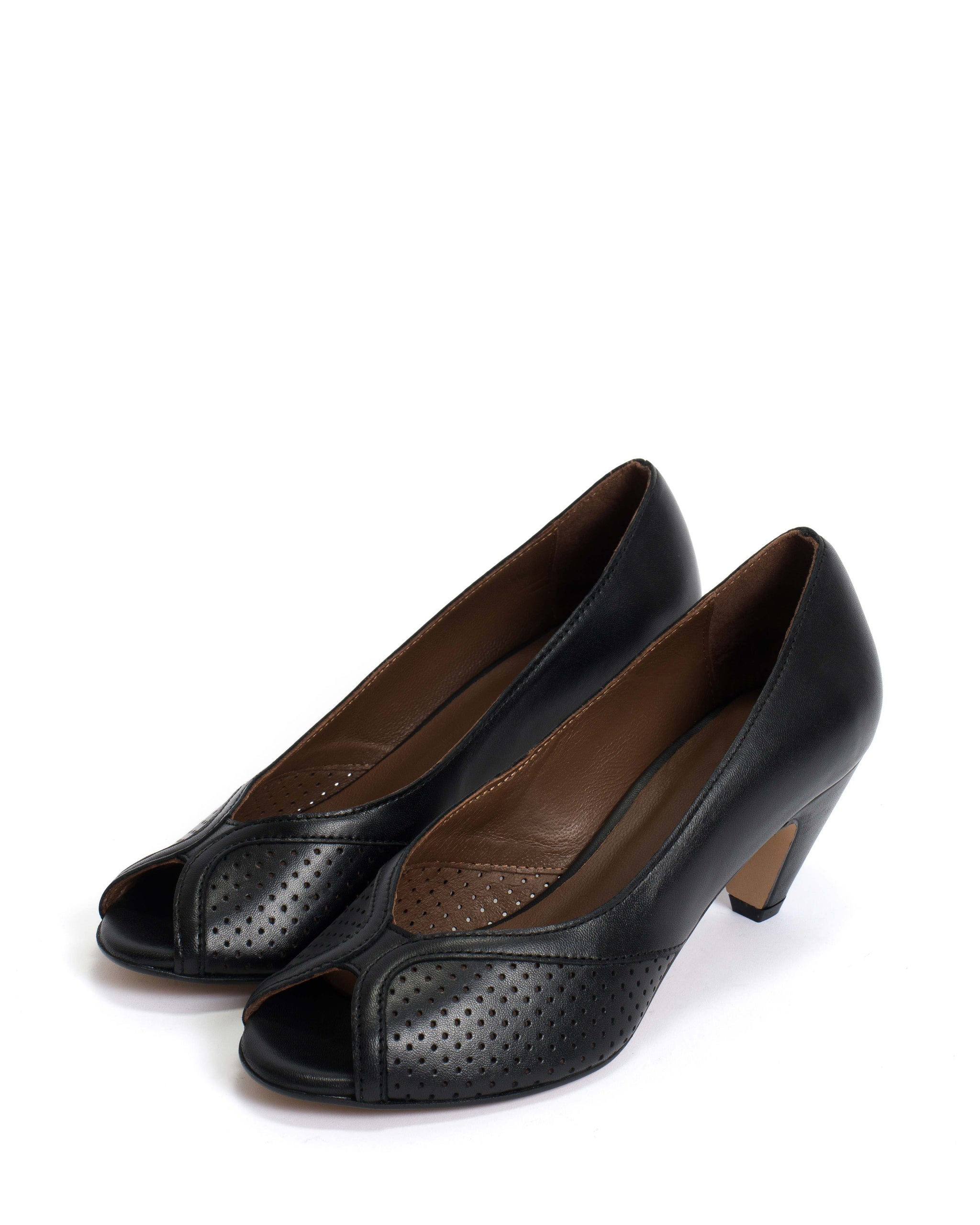 Tiffany stiletto Shiny lamb Black - Anonymous Copenhagen