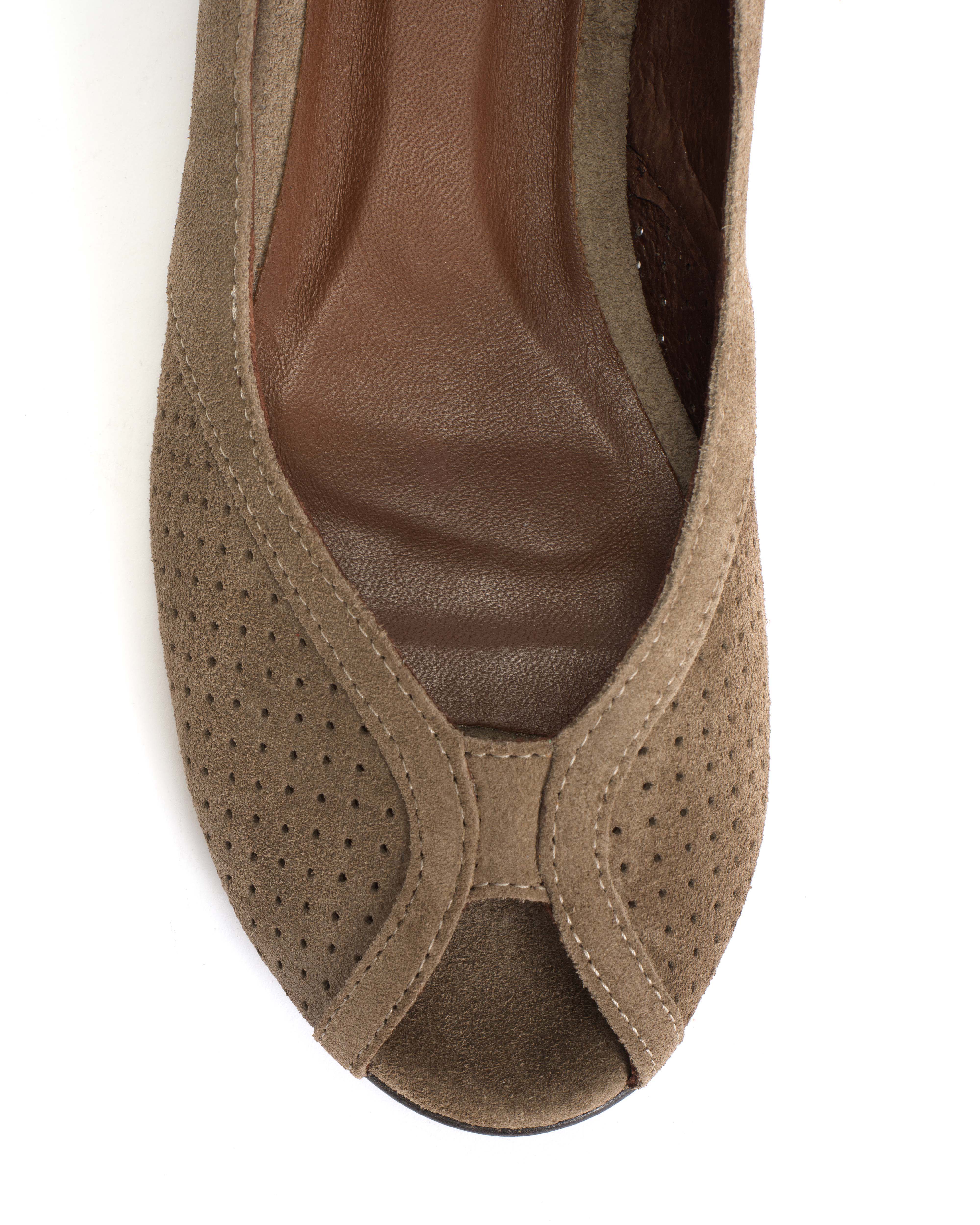 Tiffy Calf suede Mushroom