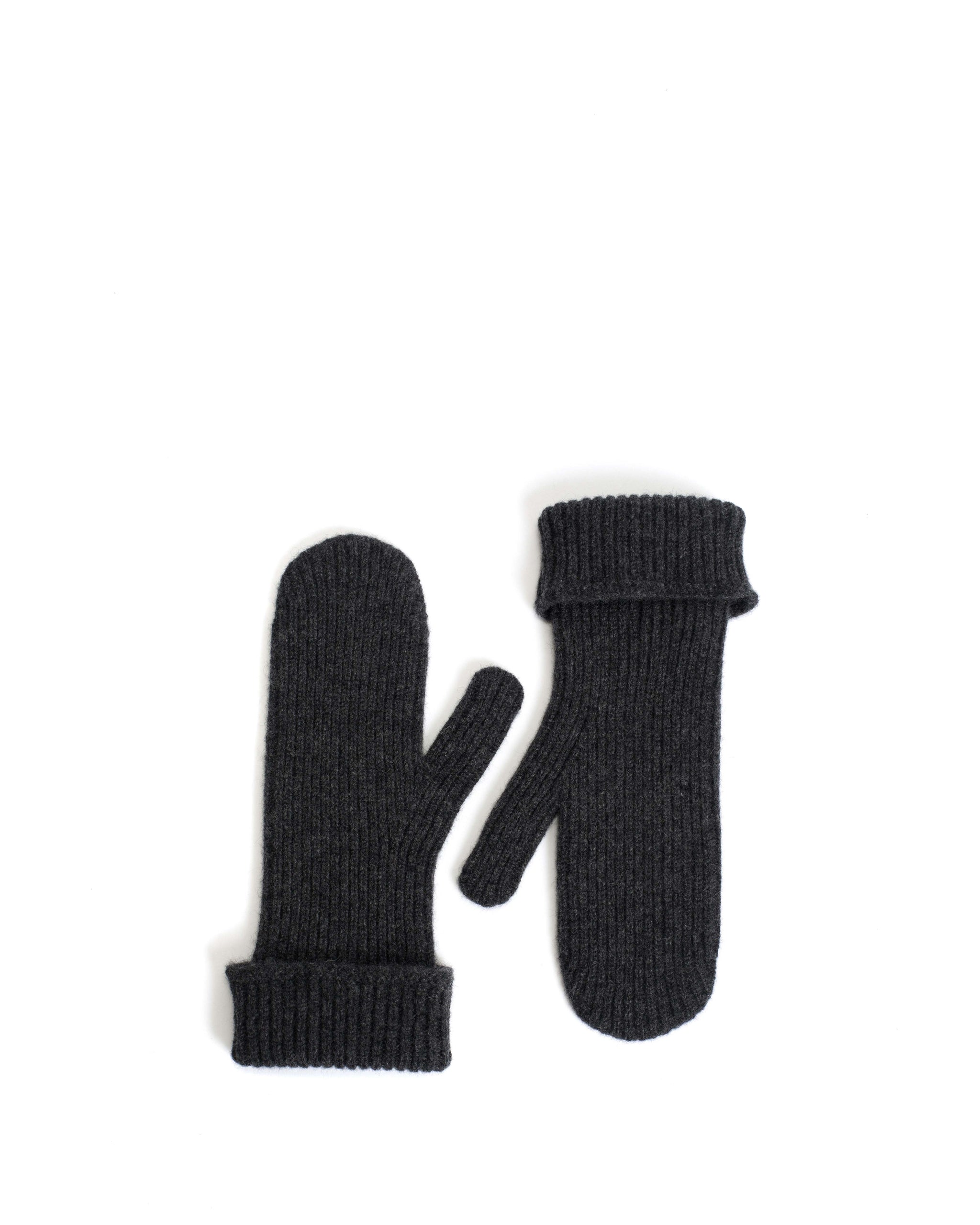 Vinni mitten 100% cashmere Dark grey - Anonymous Copenhagen