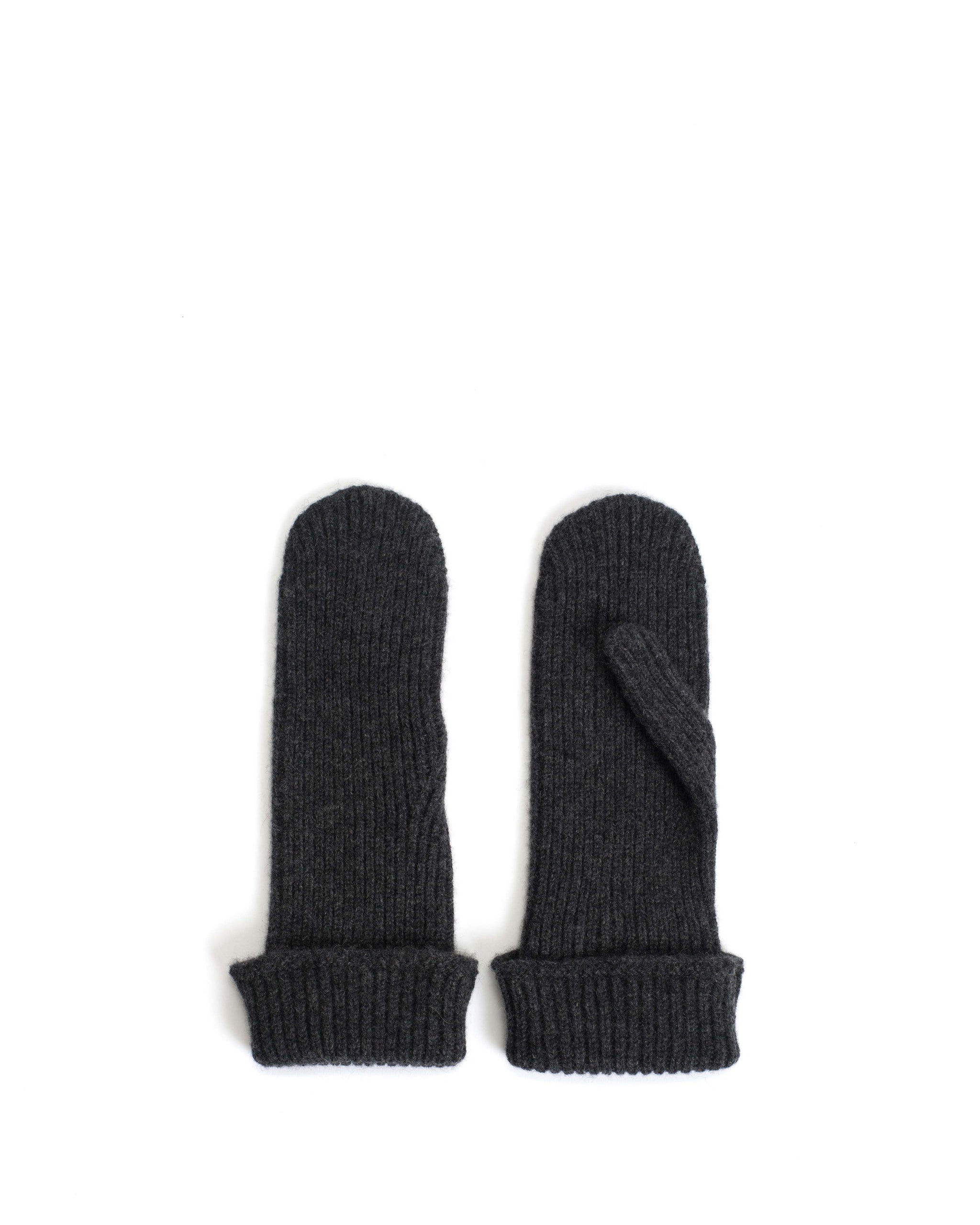 Vinni mitten 100% cashmere Dark grey - Anonymous Copenhagen