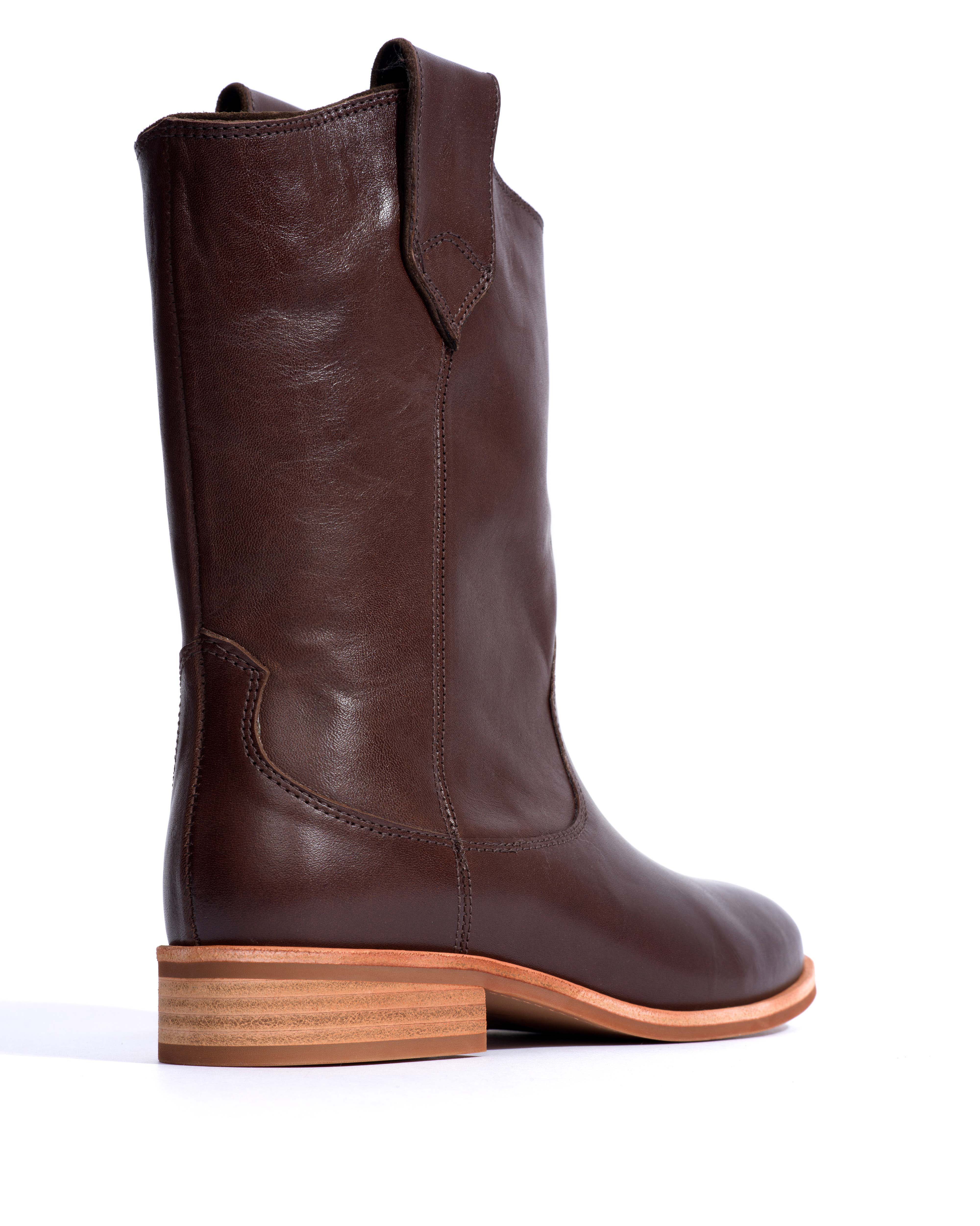 Claudia Vegetal soft calf Coffee brown