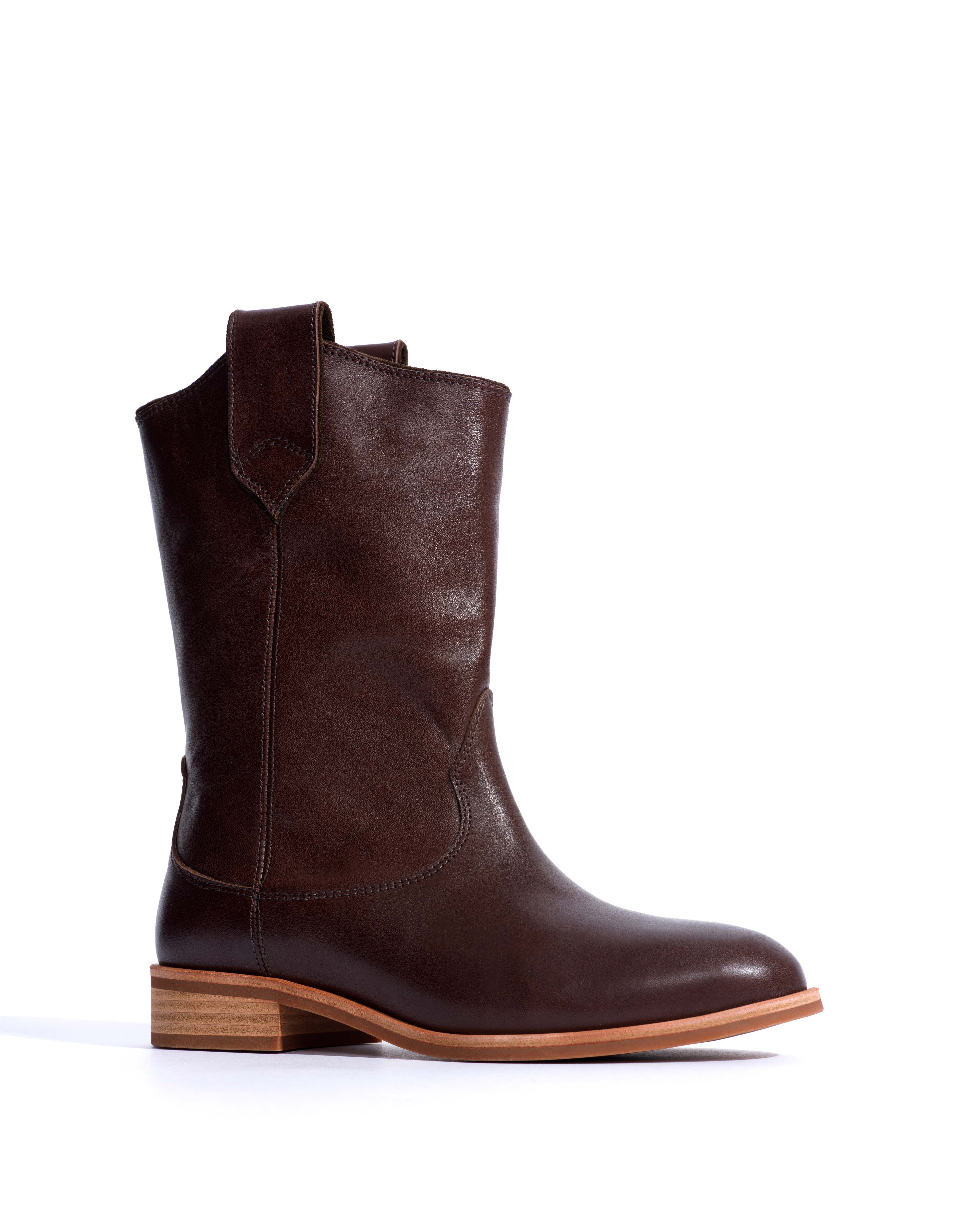 Claudia Vegetal soft calf Coffee brown