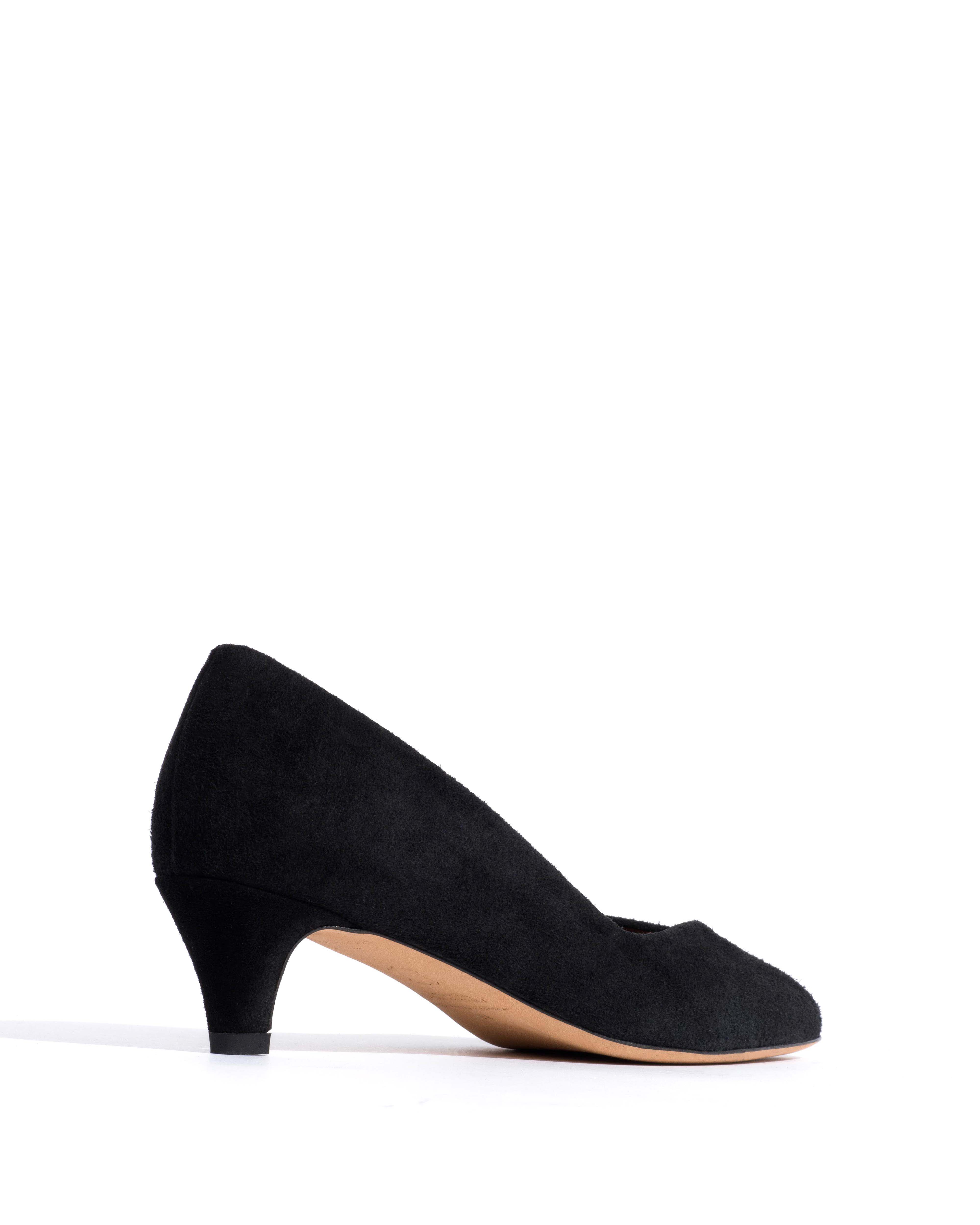 Trini 40 stiletto Calf suede Black