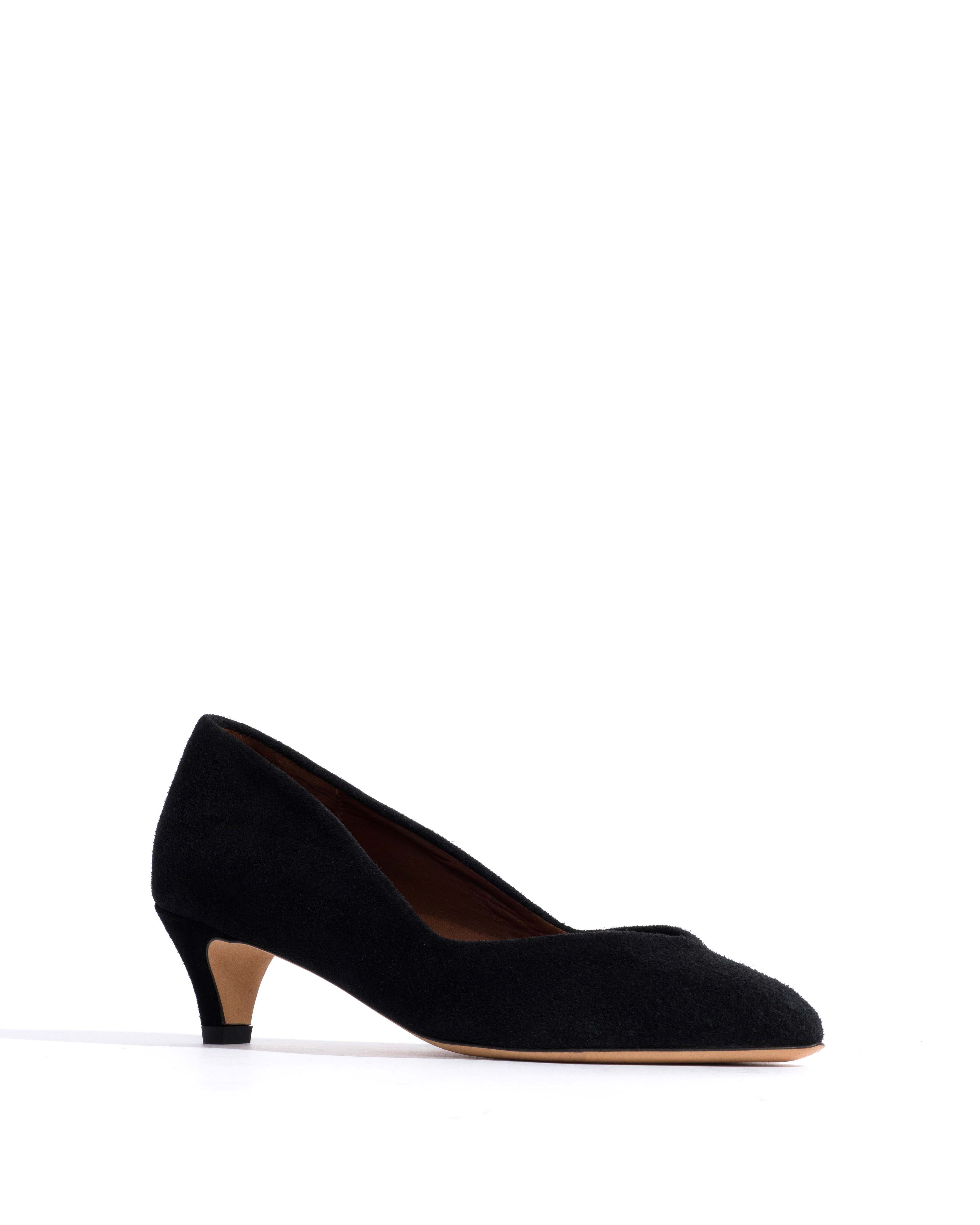 Trini 40 stiletto Calf suede Black