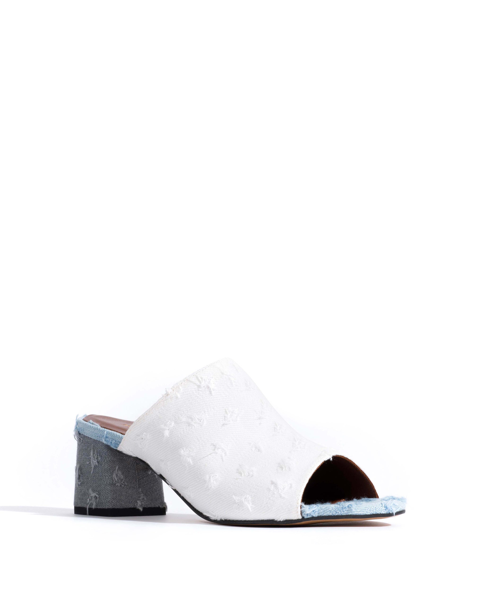 Horizon 55 Denim mix Distressed washed white & Distressed washed blue & Distressed washed grey - Anonymous Copenhagen Shoes