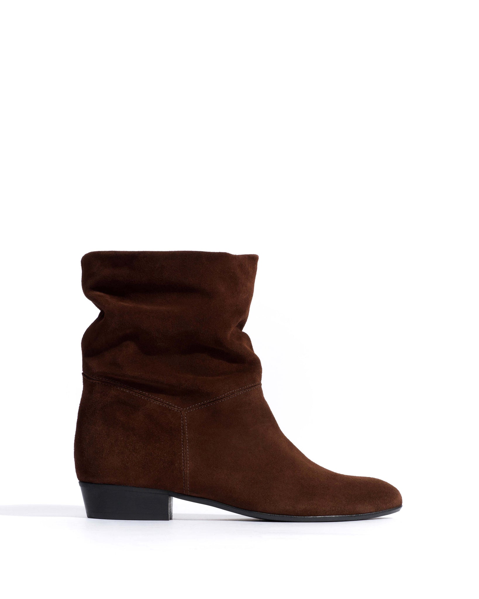 Jassi 20 Calf suede & sleek leather Chocolate
