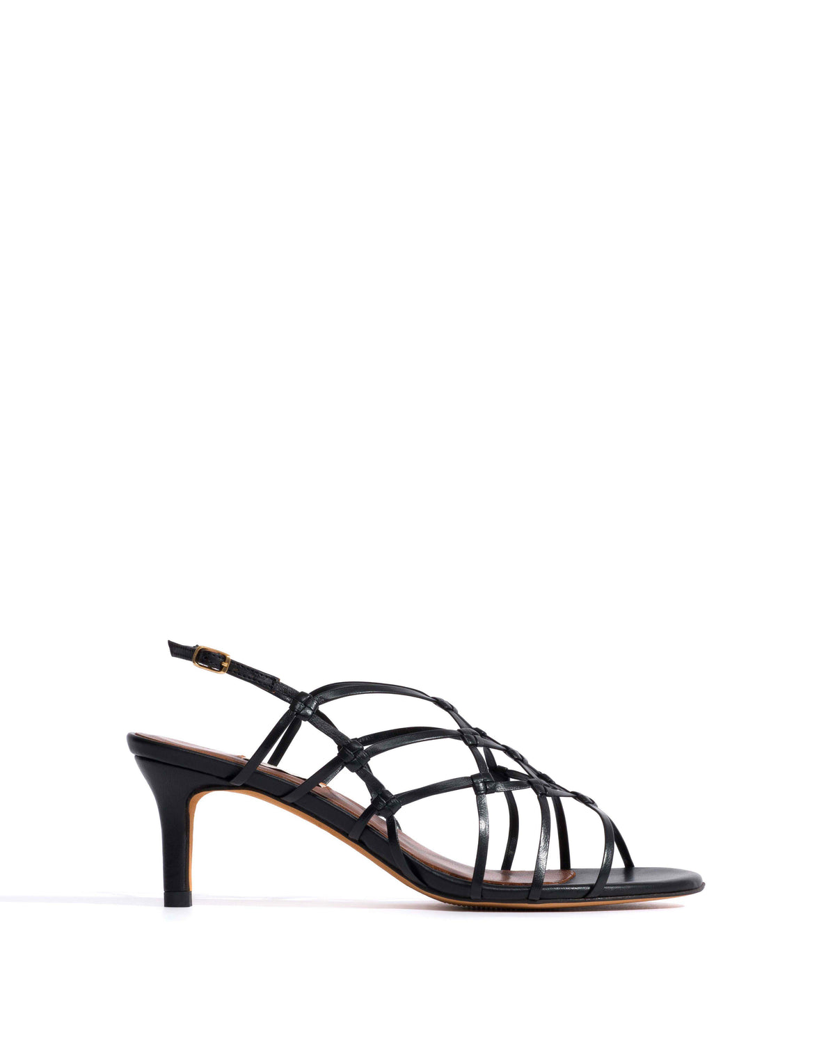Conie 55 hand-braided Hand-braided leather Black