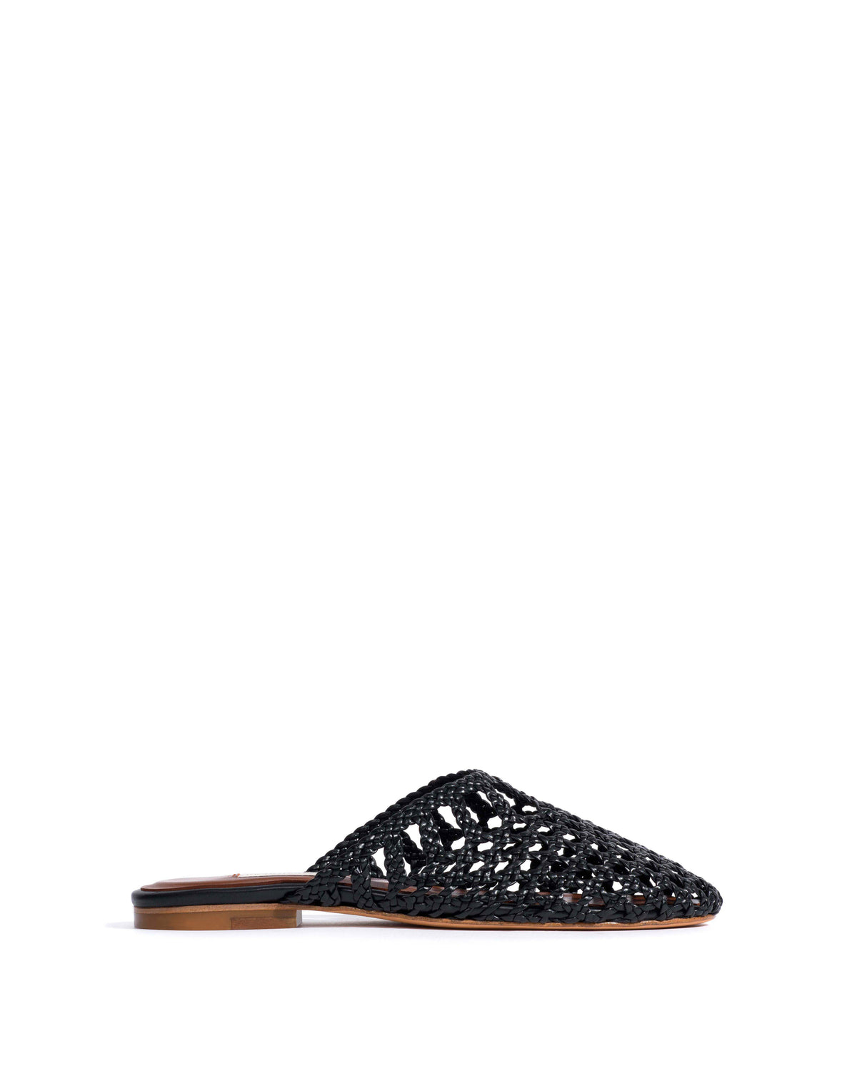 Sabrina 10 hand-braided leather Black