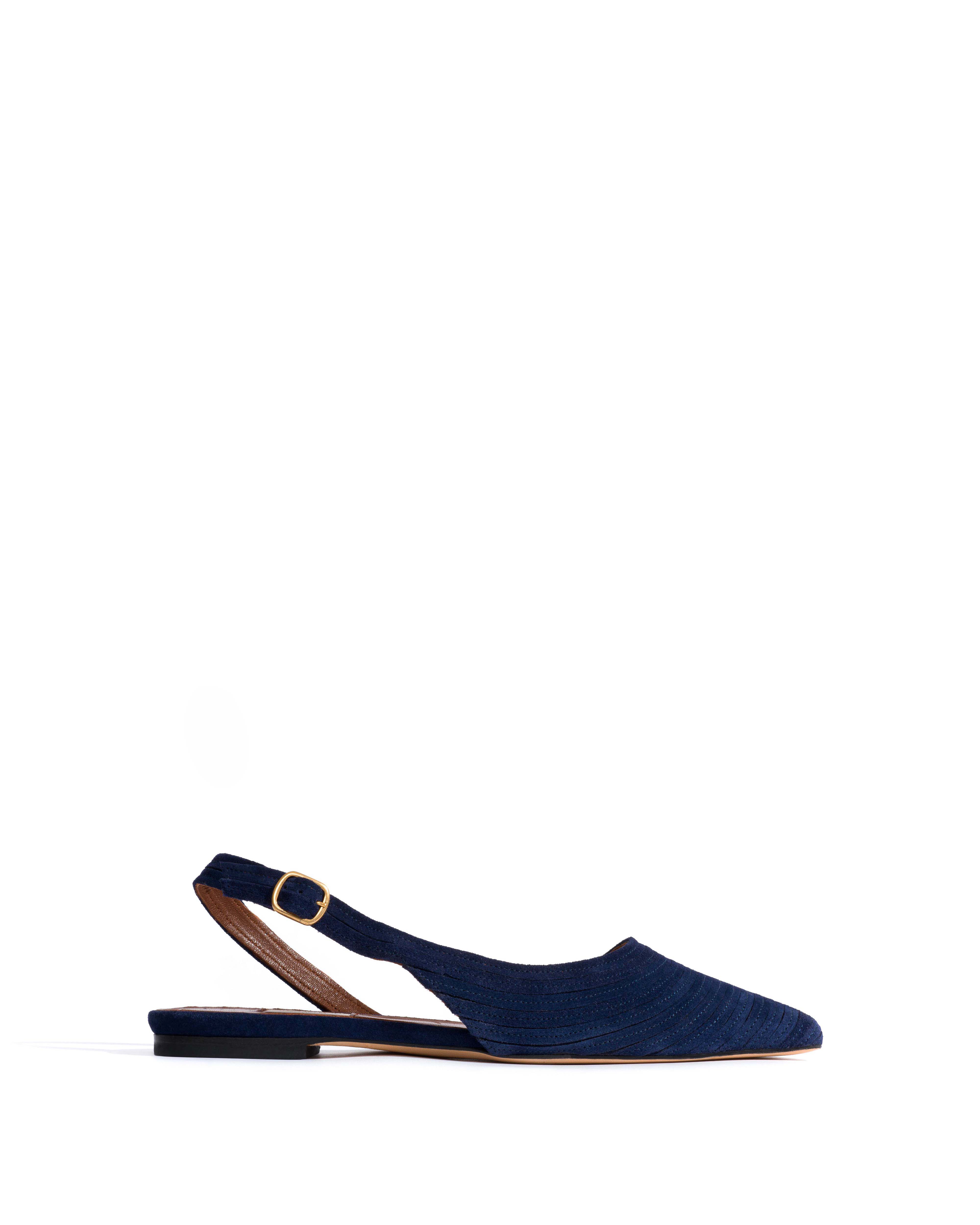 Carla 10 Calf suede Ink blue