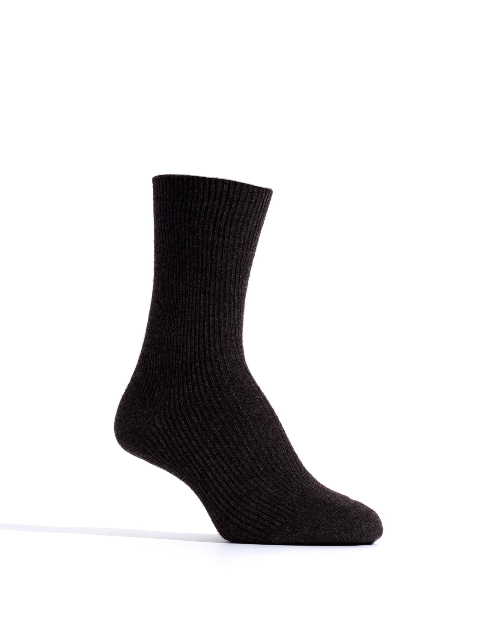 Lanai cashmere socks 70% wool 30% cashmere Espresso brown - Anonymous Copenhagen Socks
