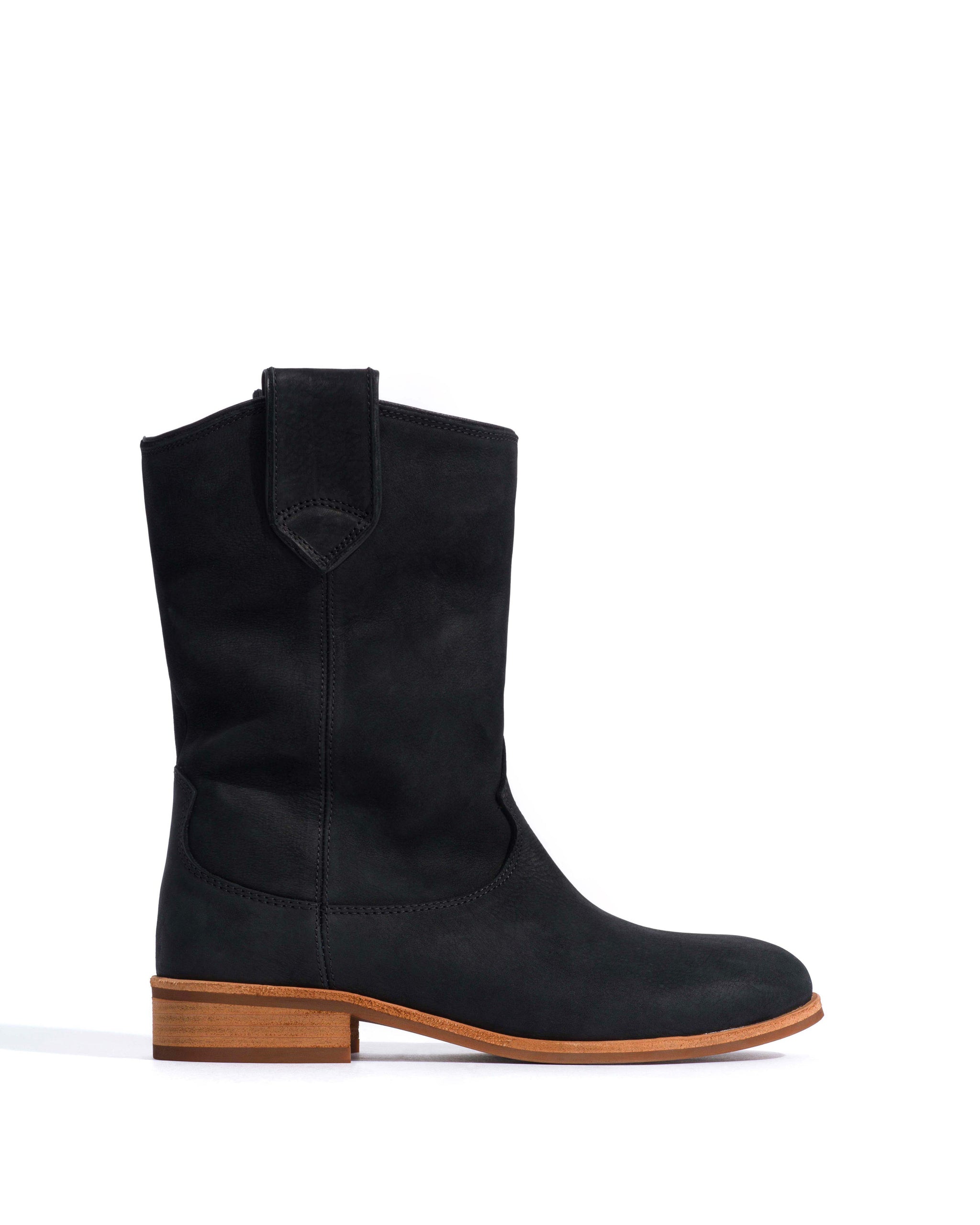 Claudia Soft nubuck calf Black