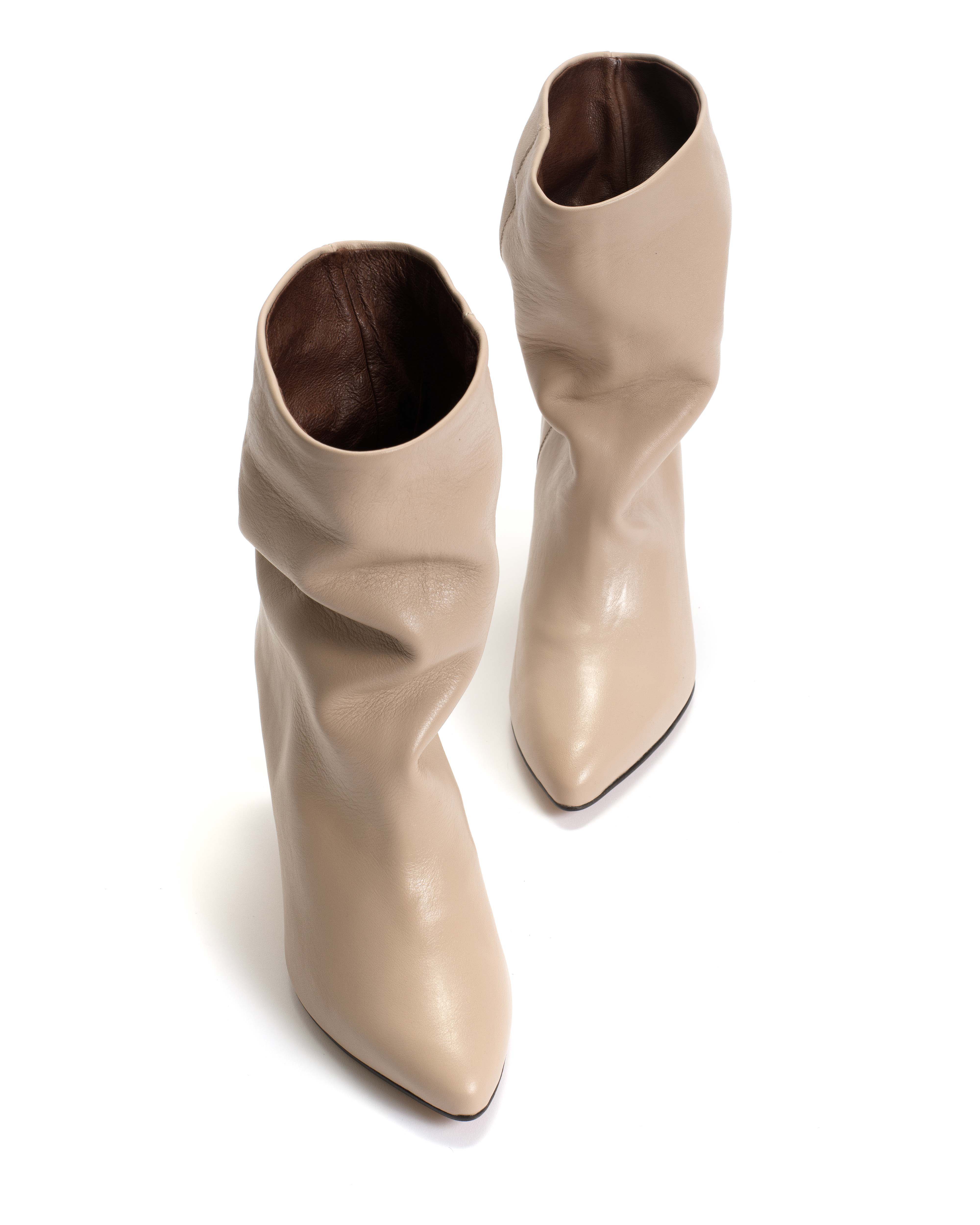 Vully 75 stiletto Soft calf Biskit beige