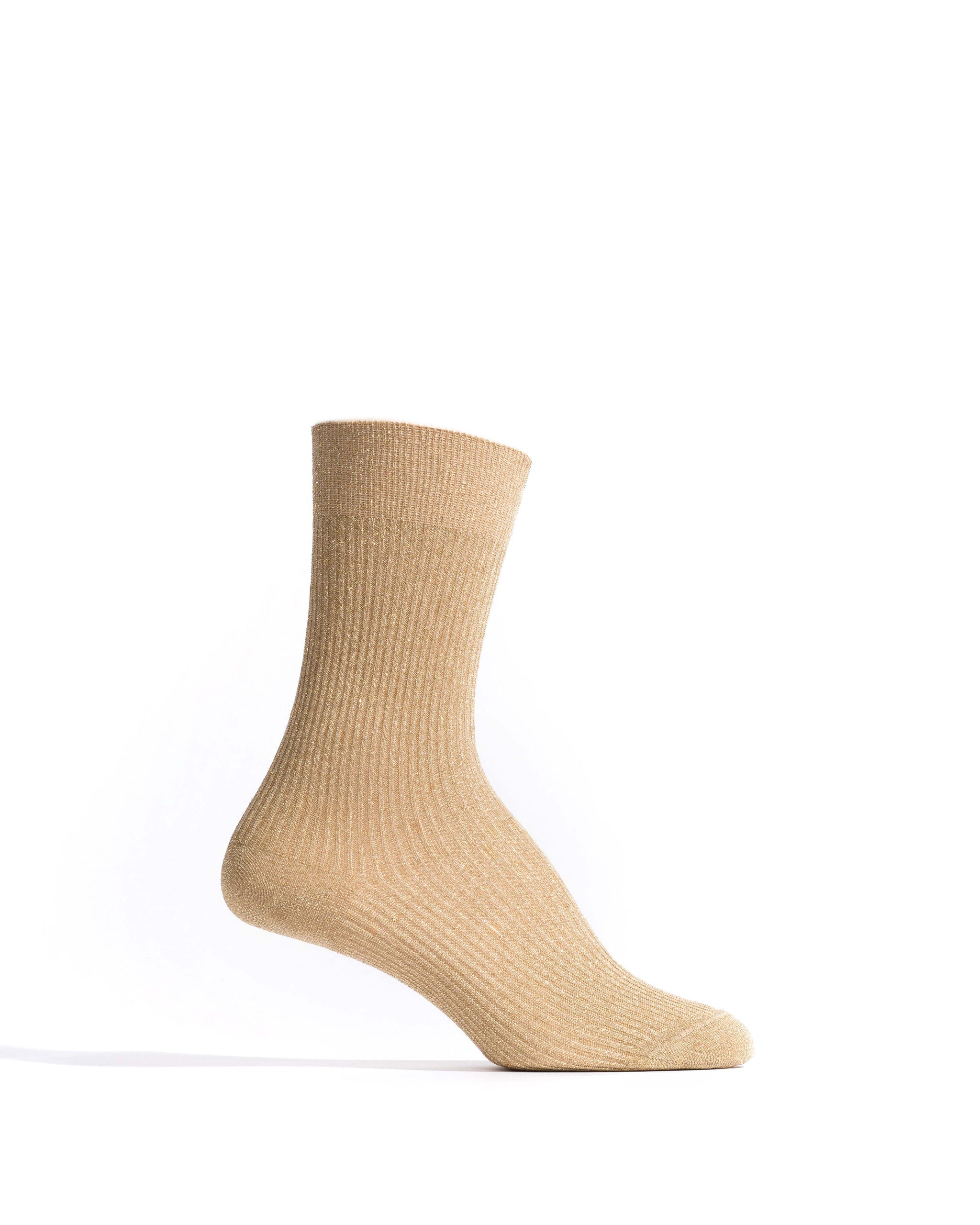 Noa glitter socks 52% nylon 48% polyester Gold - Anonymous Copenhagen Socks