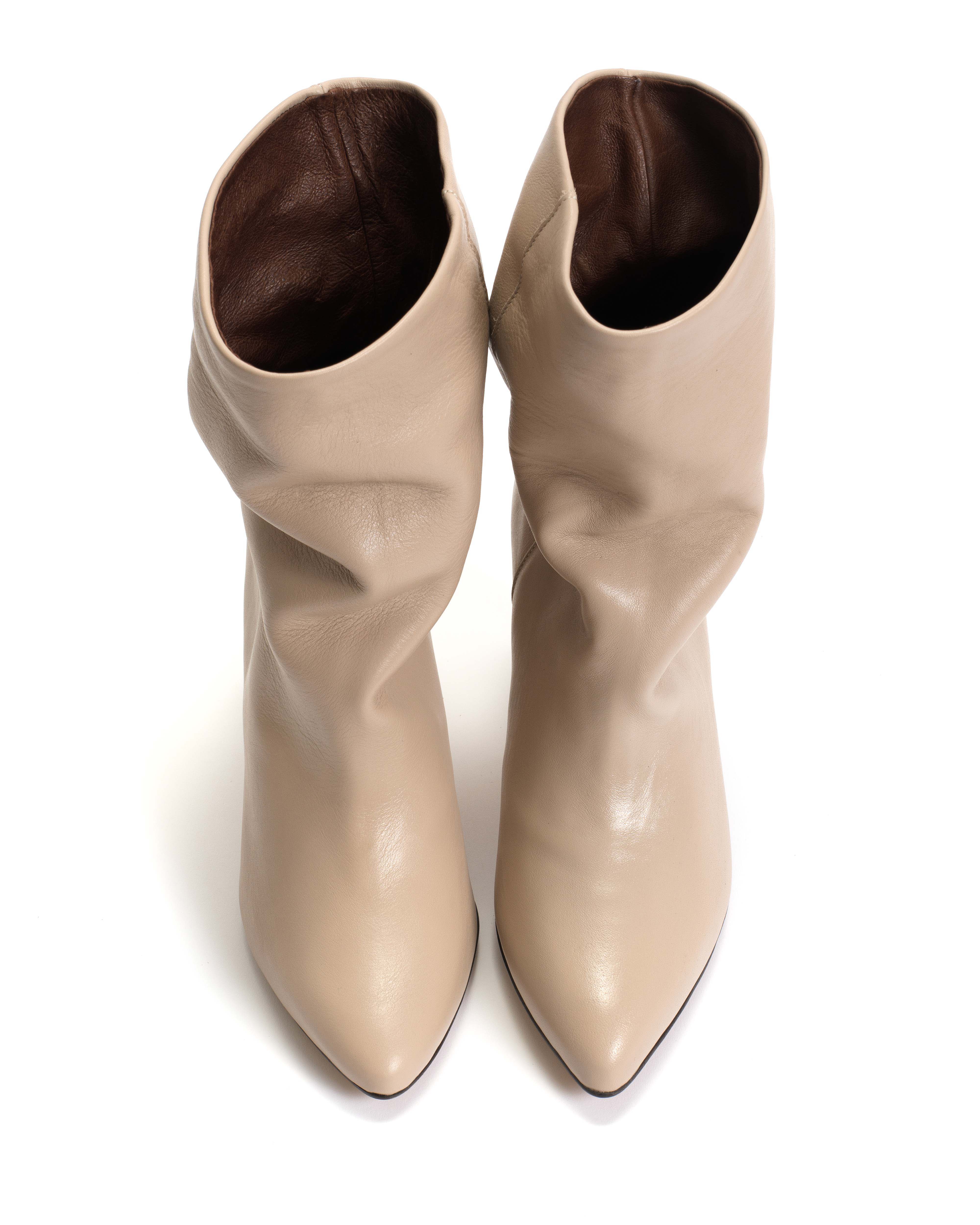 Vully 75 stiletto Soft calf Biskit beige