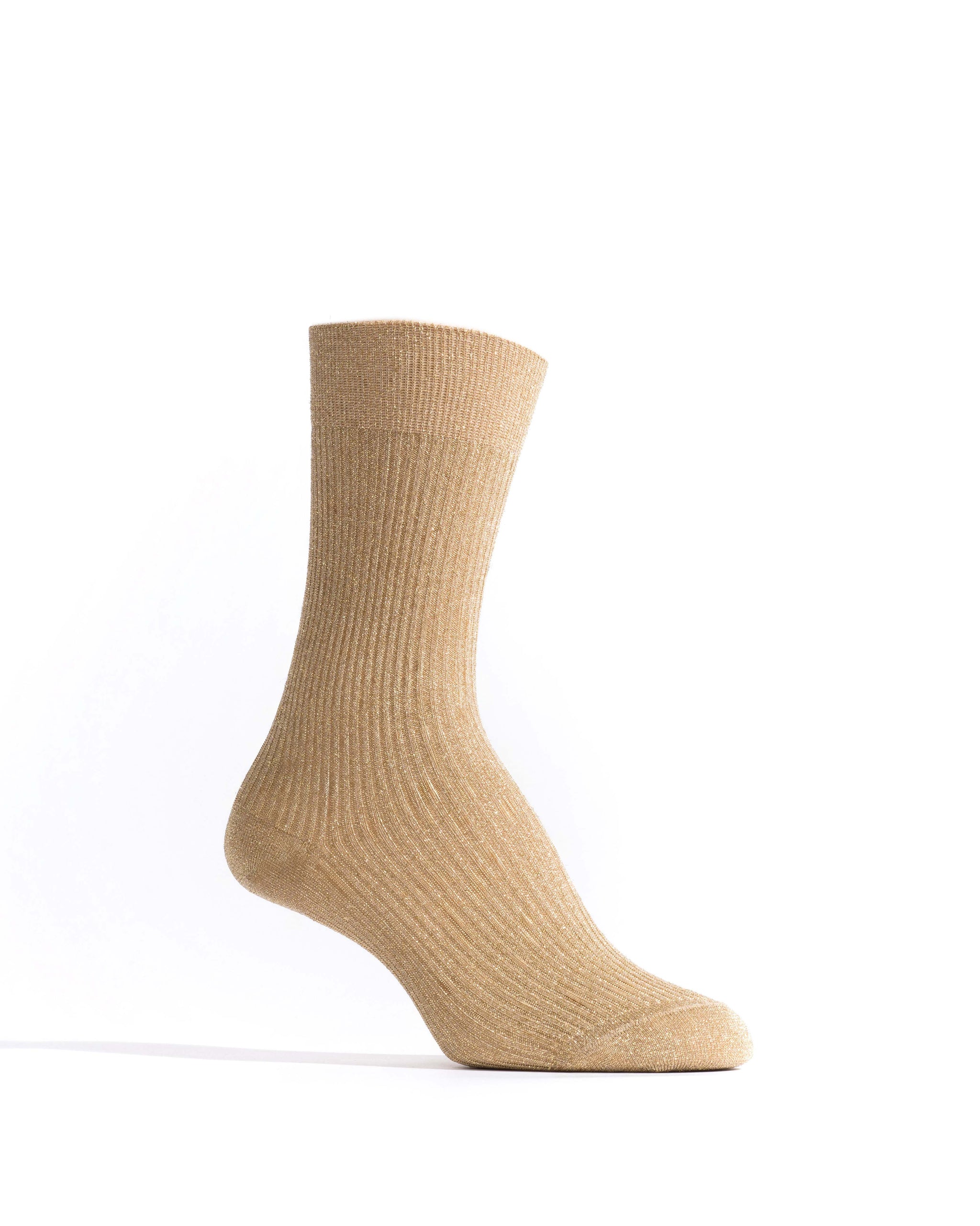 Noa glitter socks 52% nylon 48% polyester Gold - Anonymous Copenhagen Socks