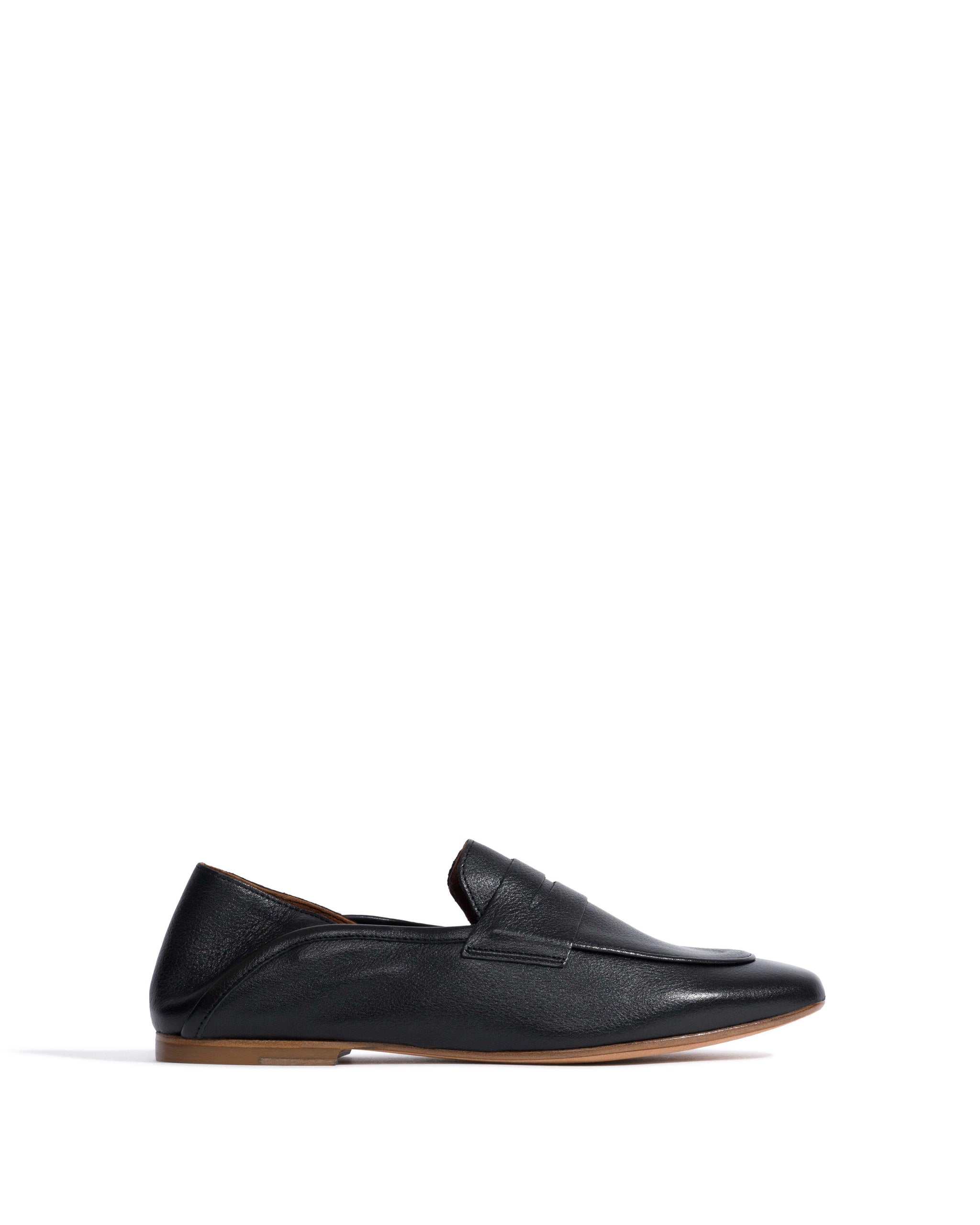 Lindsay Natural grain soft calf Black