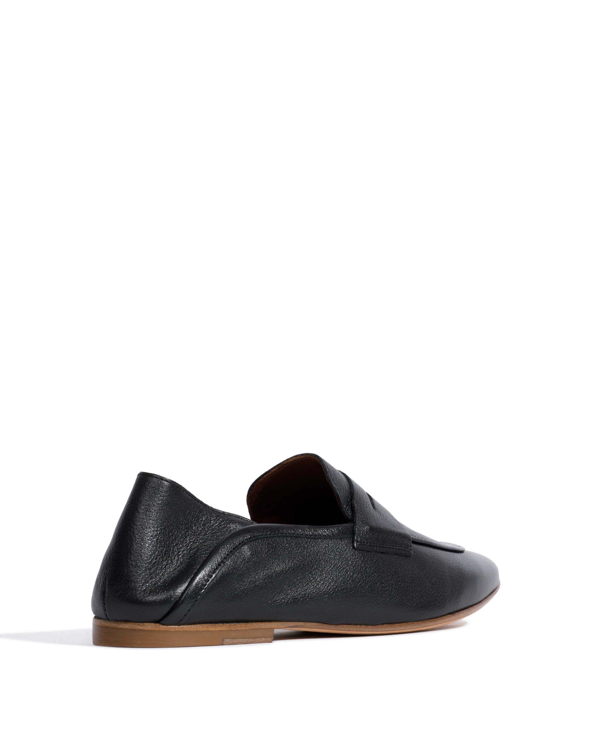 Lindsay Natural grain soft calf Black