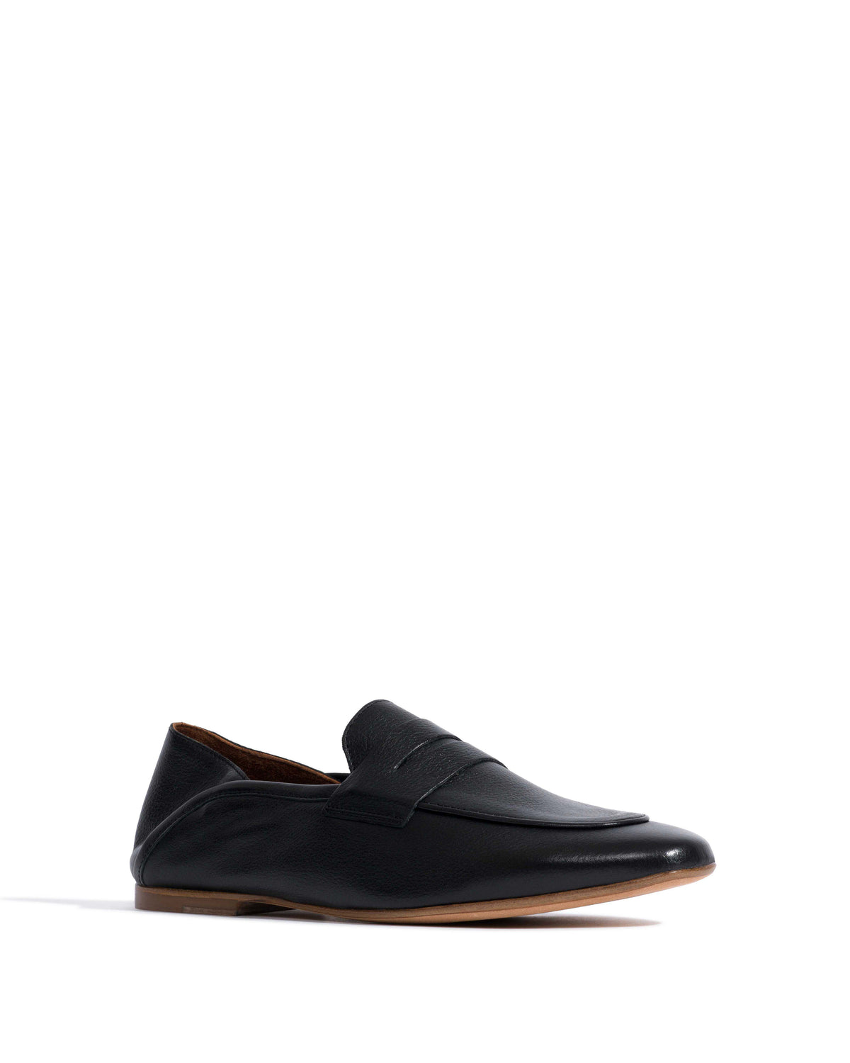 Lindsay Natural grain soft calf Black