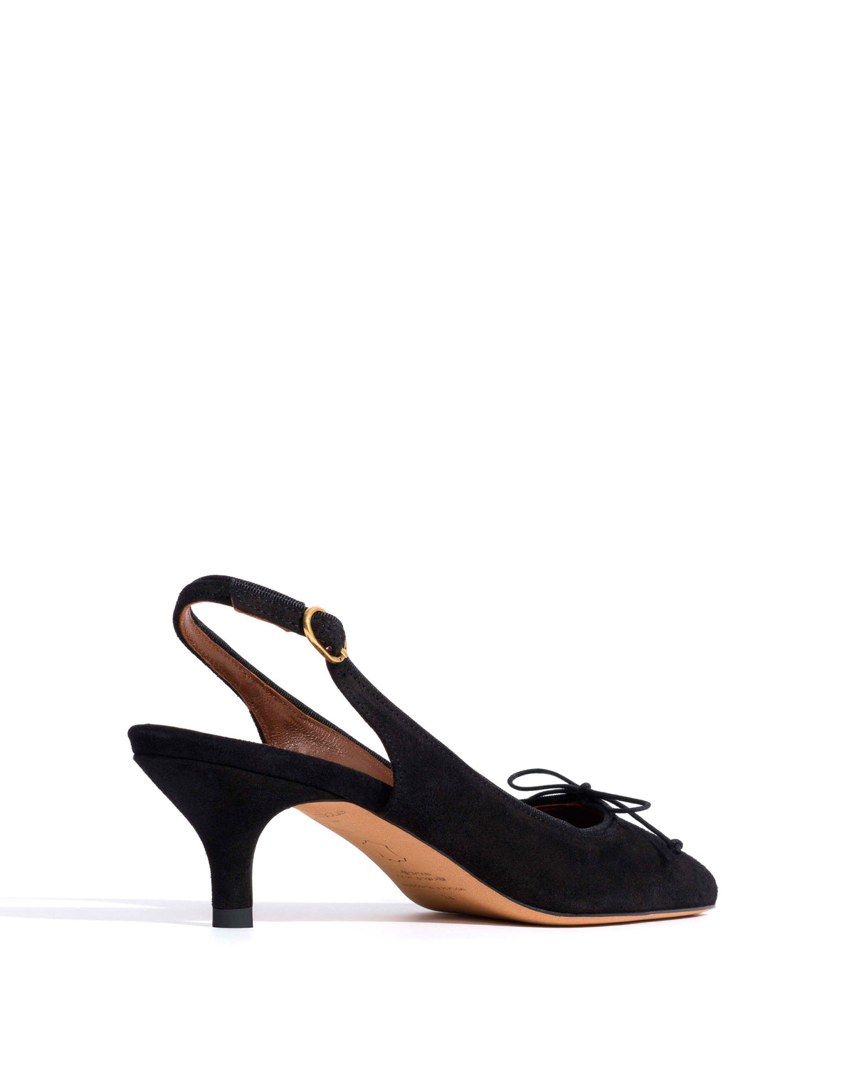 Kasy 50 kitten Calf suede Black