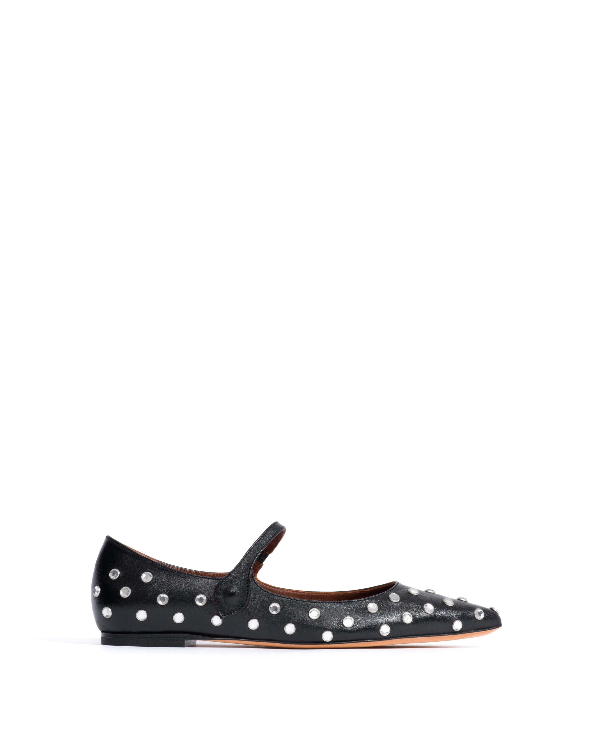 Fifi crystals Shiny lamb Black - Anonymous Copenhagen Flat-loafers & ballerinas & pumps