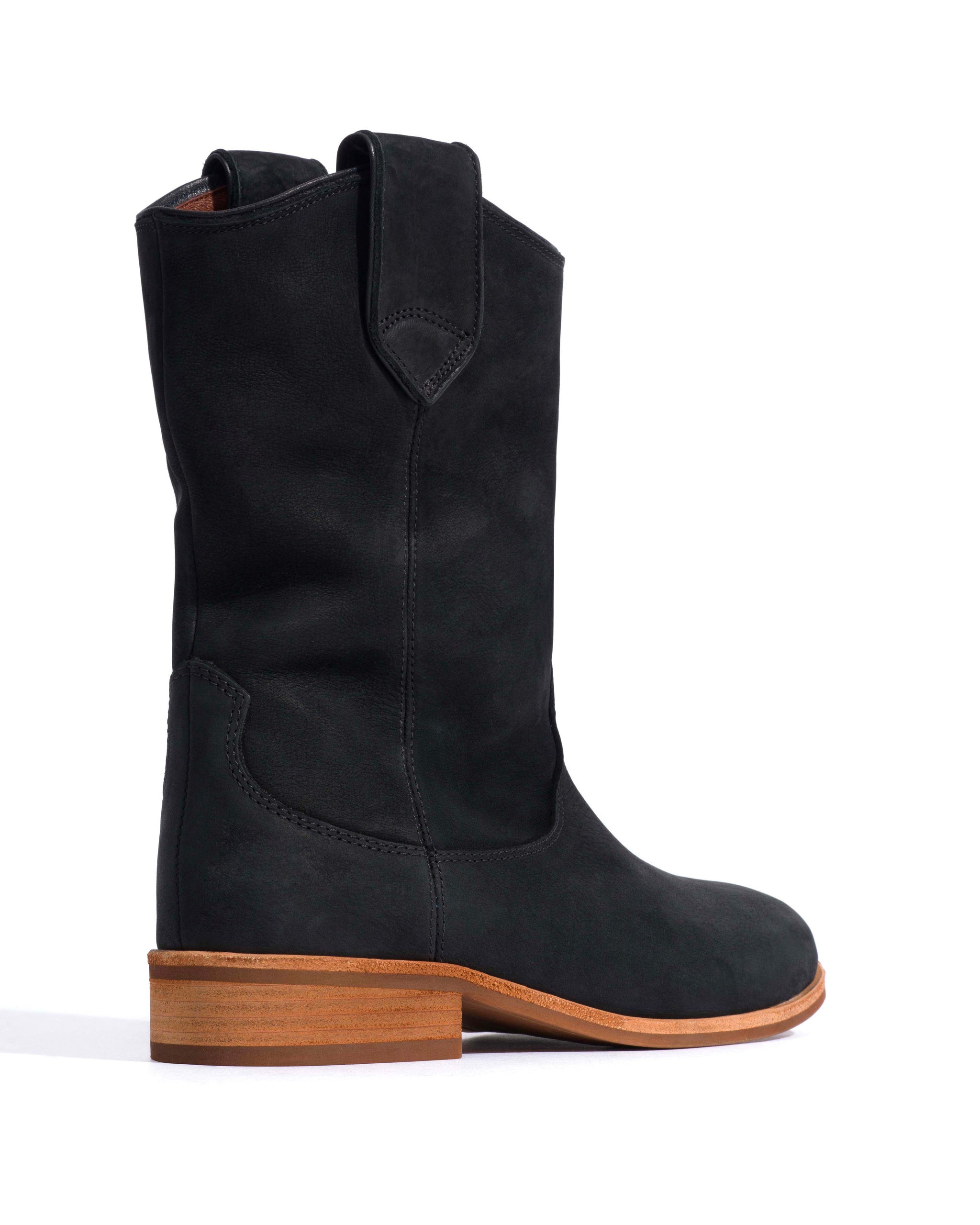 Claudia Soft nubuck calf Black