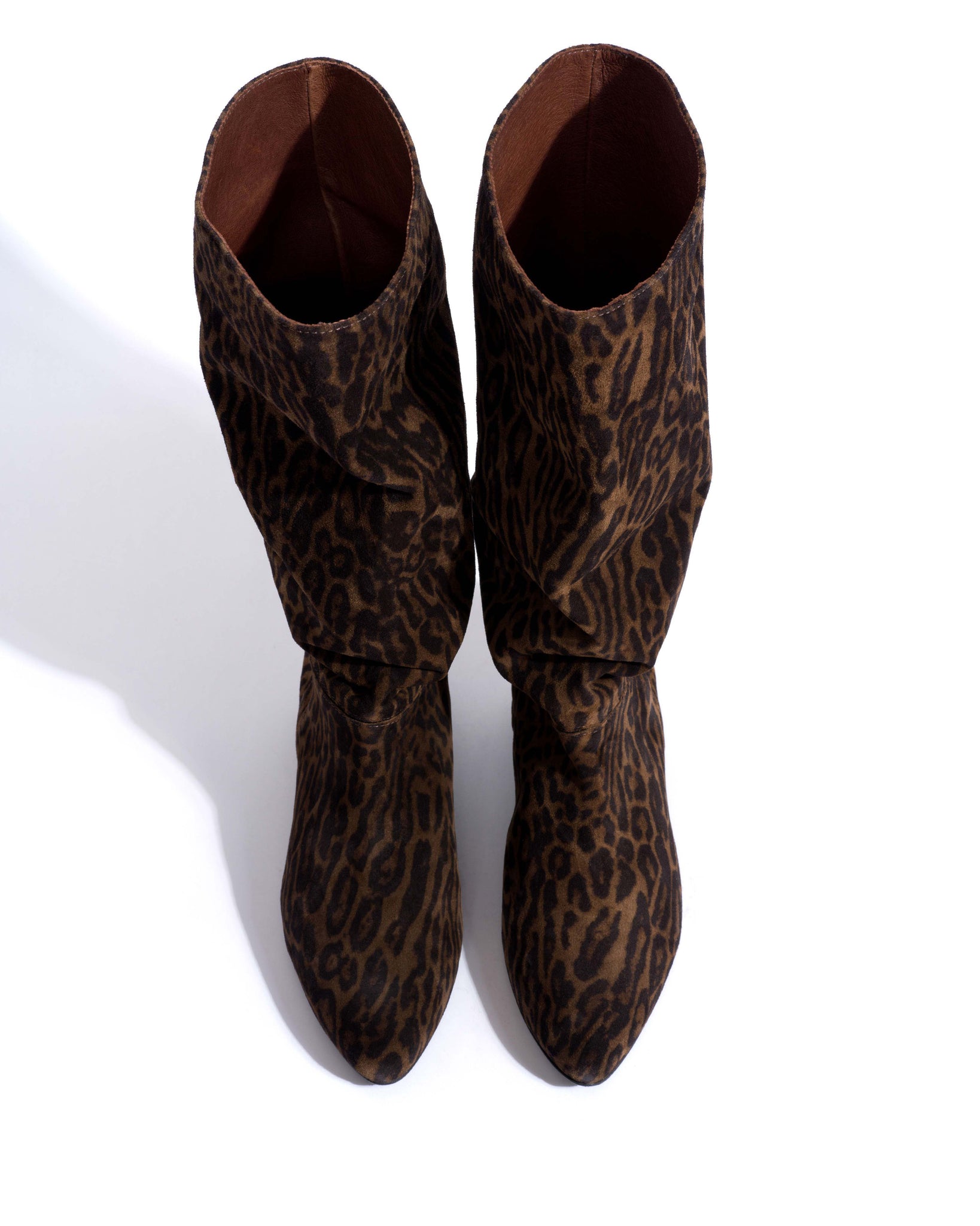 Jasmina 20 Calf suede print & sleek leather Jaguar & black