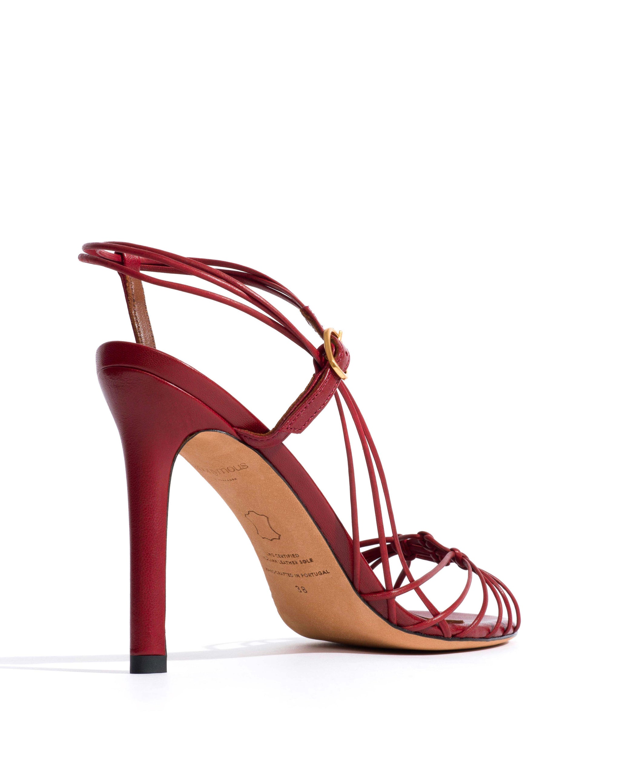 Savannah 100 hand-braided Shiny lamb Pomegranate -