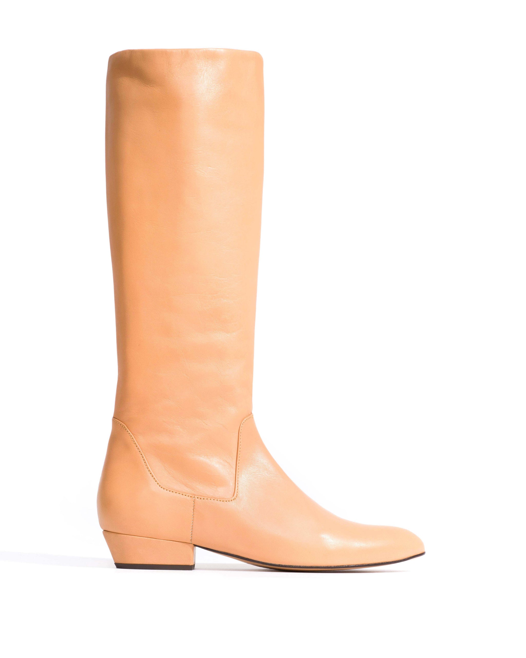 Valle 20 Vegetal soft calf Natural tan - Anonymous Copenhagen High shaft boots