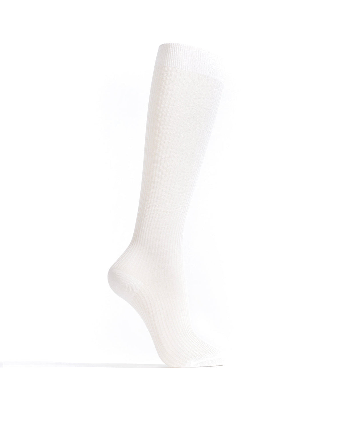 Noa mid calf glitter socks 52% nylon 48% polyester Cream