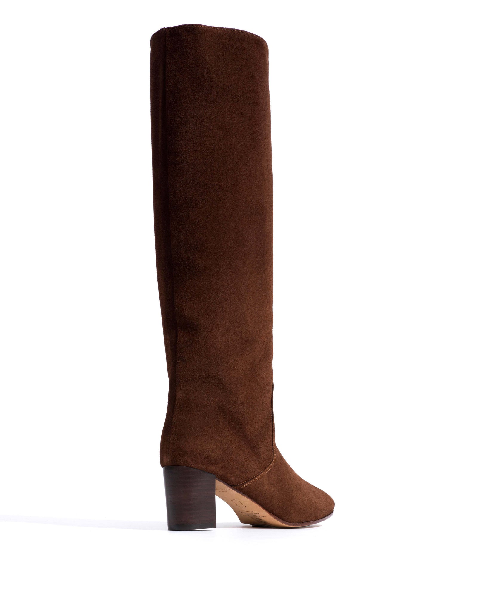 Henriette Calf suede Chocolate