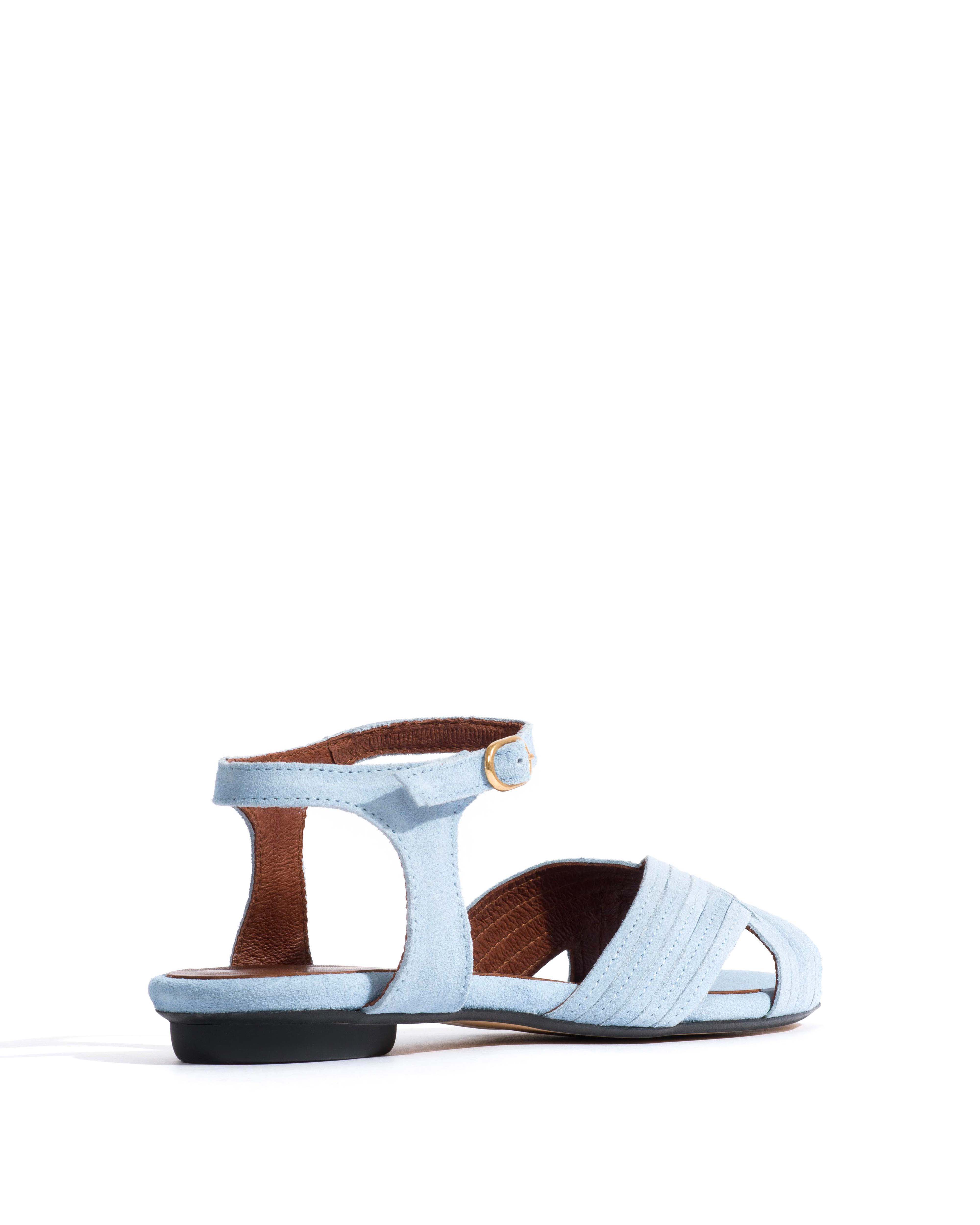 Niabi 10 Calf suede Porcelain blue