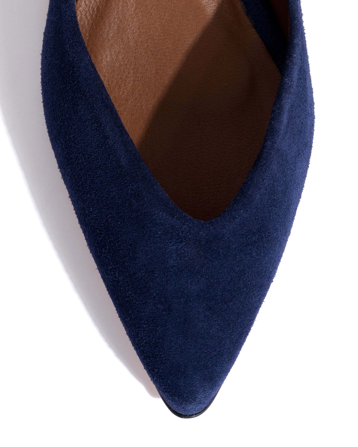 Trini 40 stiletto Calf suede Ink blue