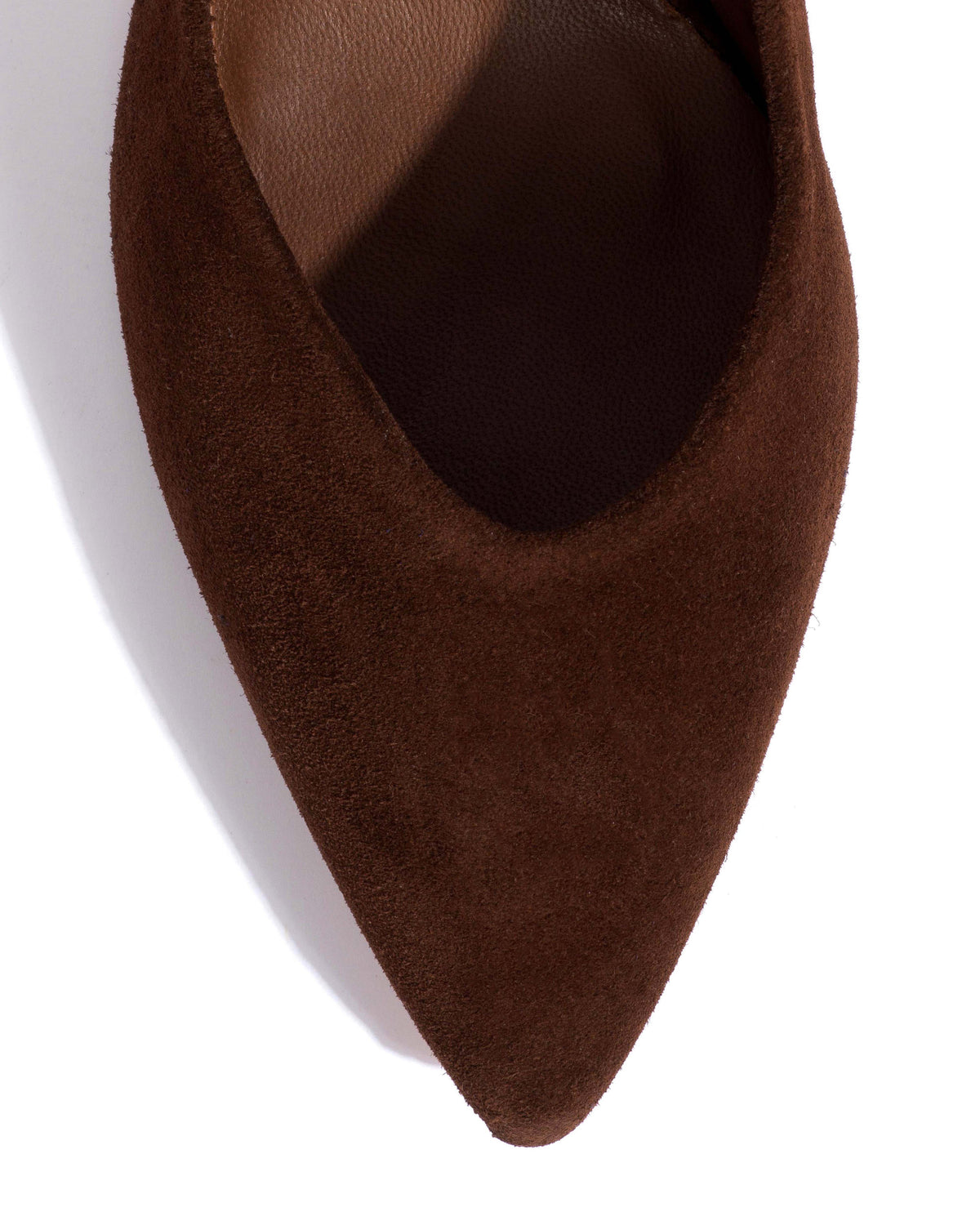 Trini 75 Calf suede Chocolate